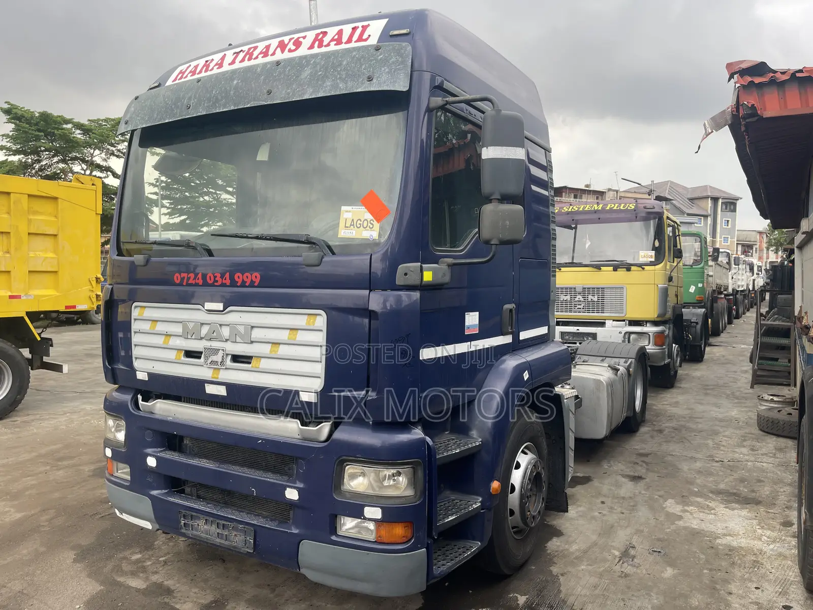 Foreign Used Man-Diesel Head Truck