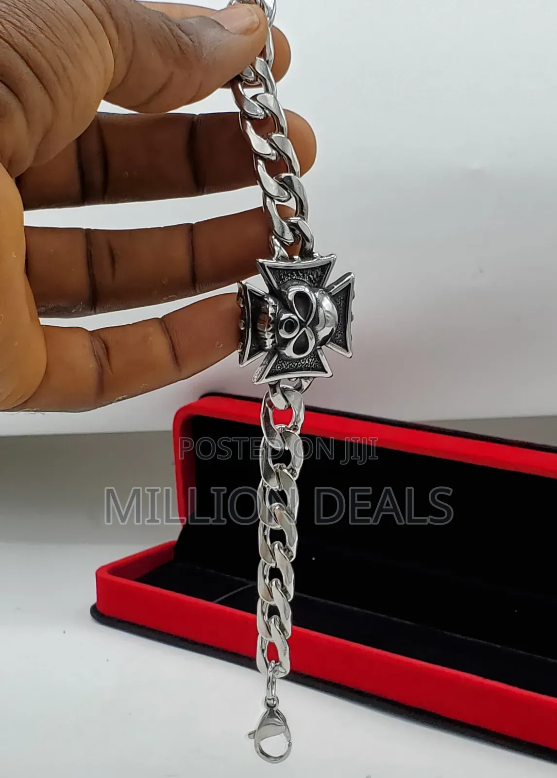 Stylish Ski Link Men's Bracelet