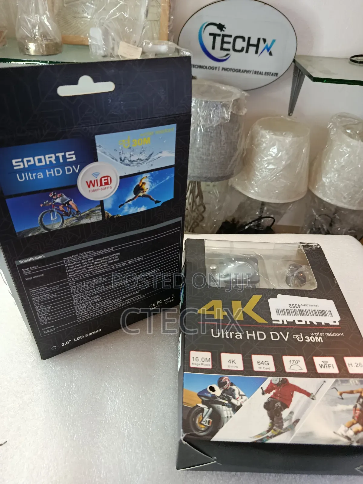 BSLVWG Action Camera 20mp Wifi 30m Waterproof