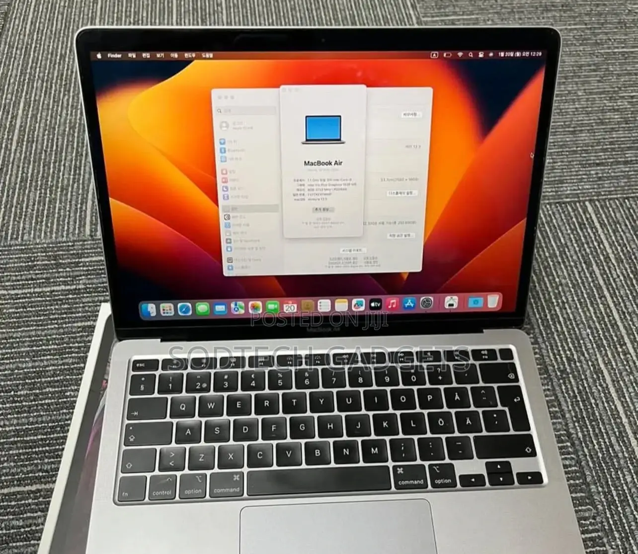 Laptop Apple MacBook Air 2020 M1 8GB Apple M1 SSD 256GB