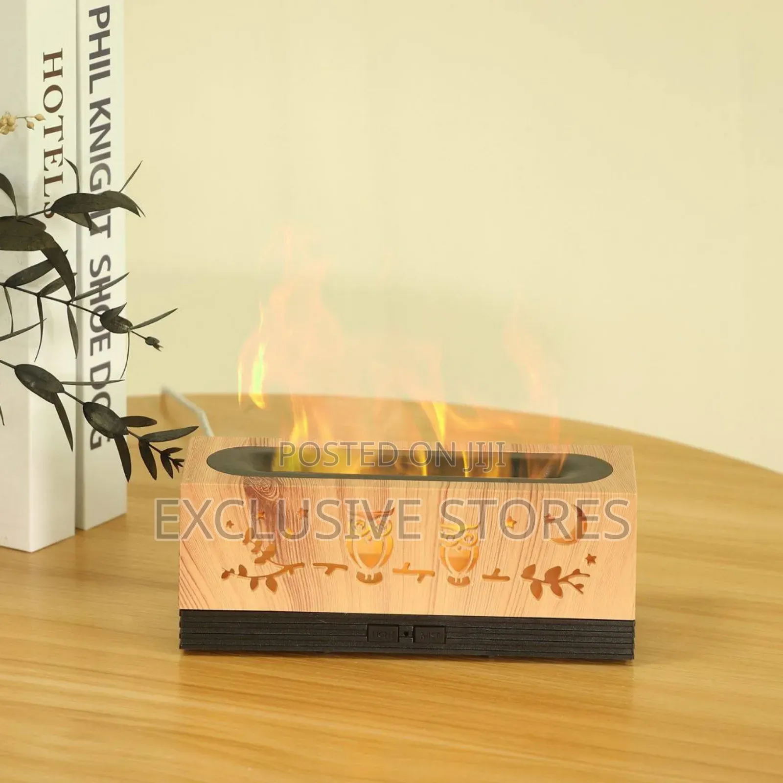 New Wood Grain Hollow Deer Moonscape Humidifier