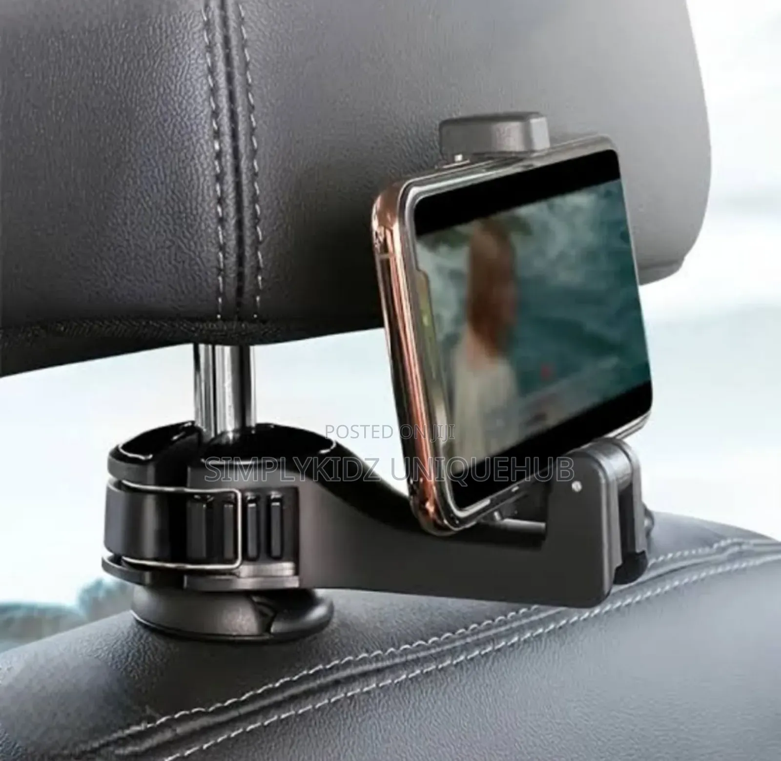 Car Hook Headset Hanger, Back Seat Hook With Phone Holder