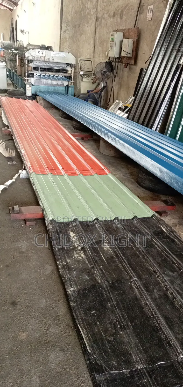 High Quality Oven Baked Long Span Design Aluminum Roofing