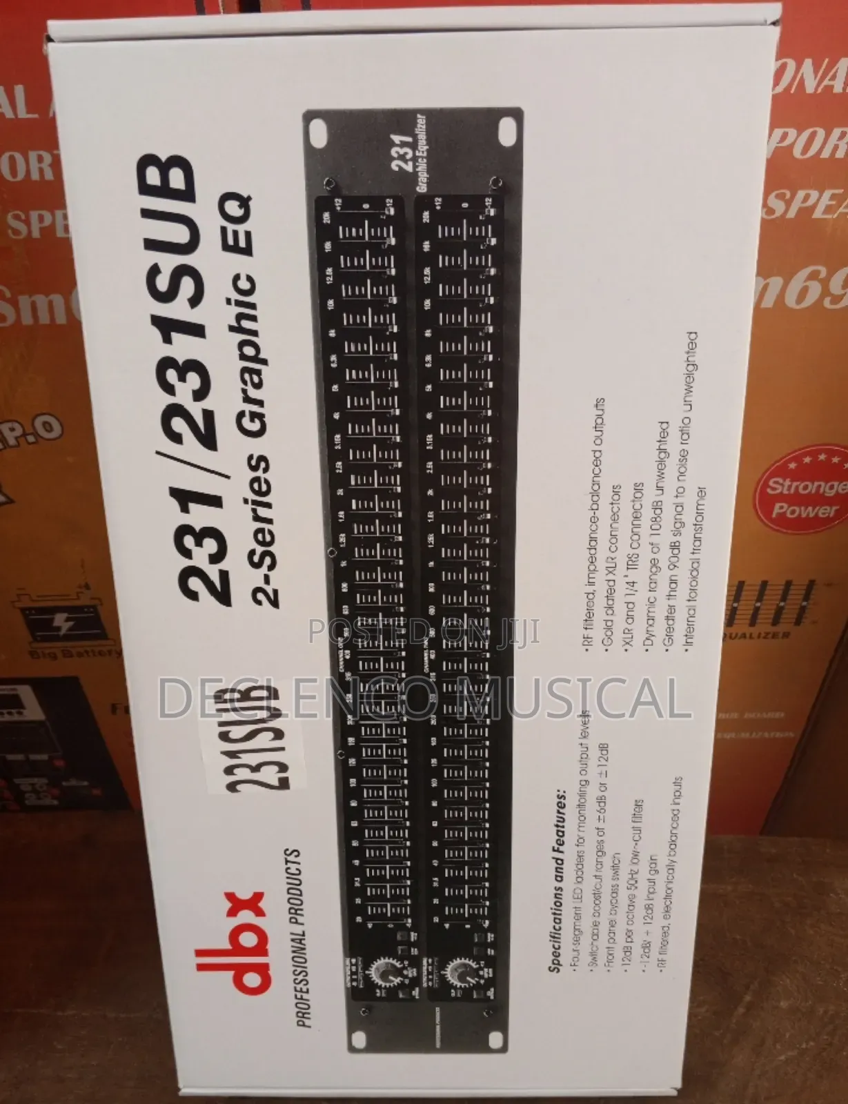 DBX 2- Series Graphic Equalizer 231sub