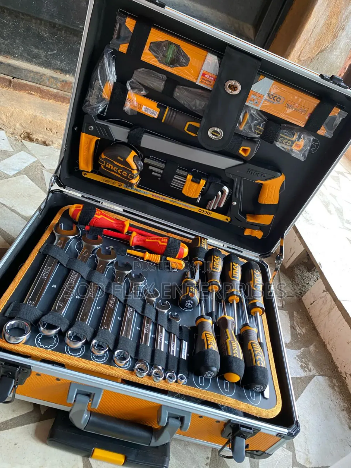 147 Pieces Ingco Heavy Duty Set Of Tools Box