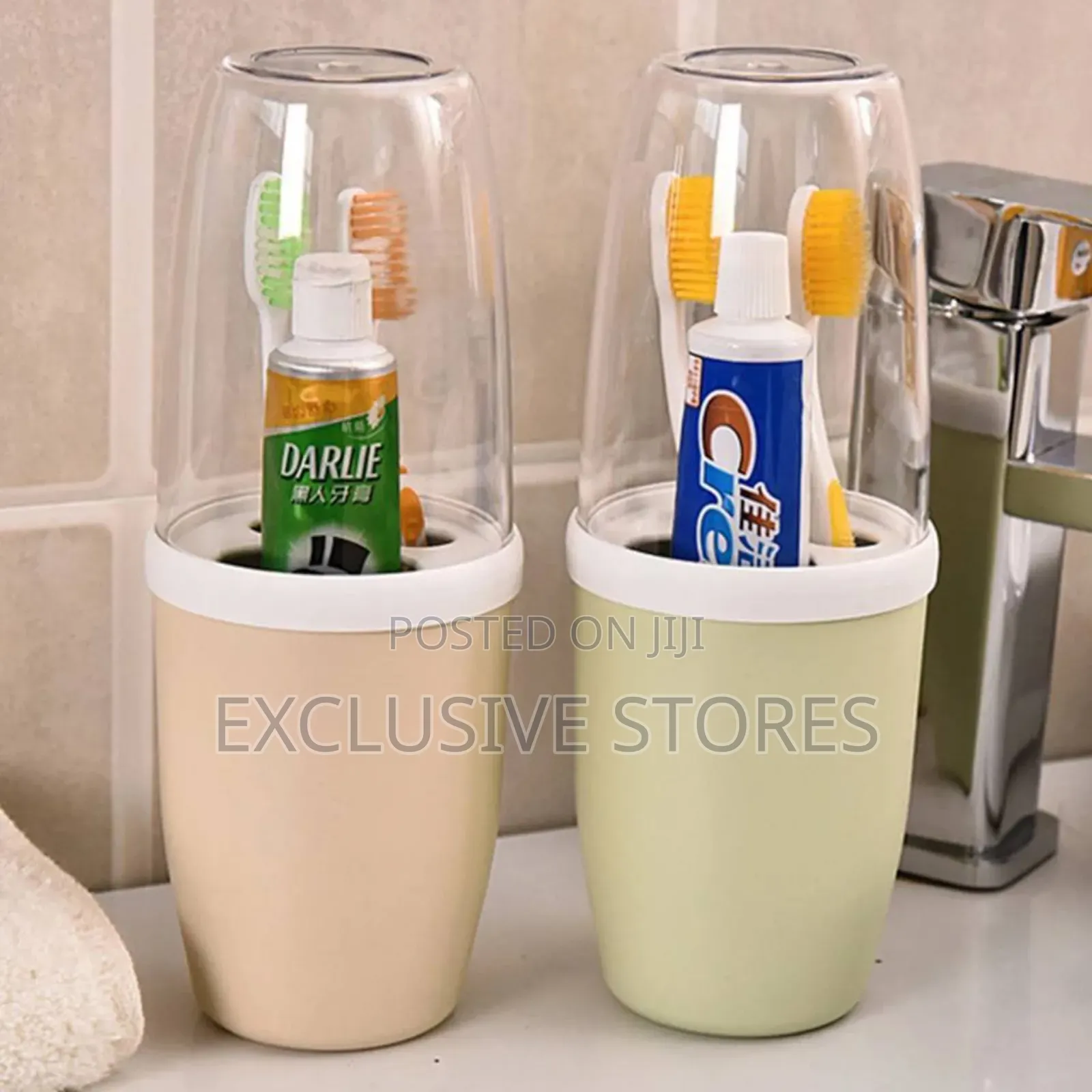 Couple Creative Mouthwash Cup With Lid