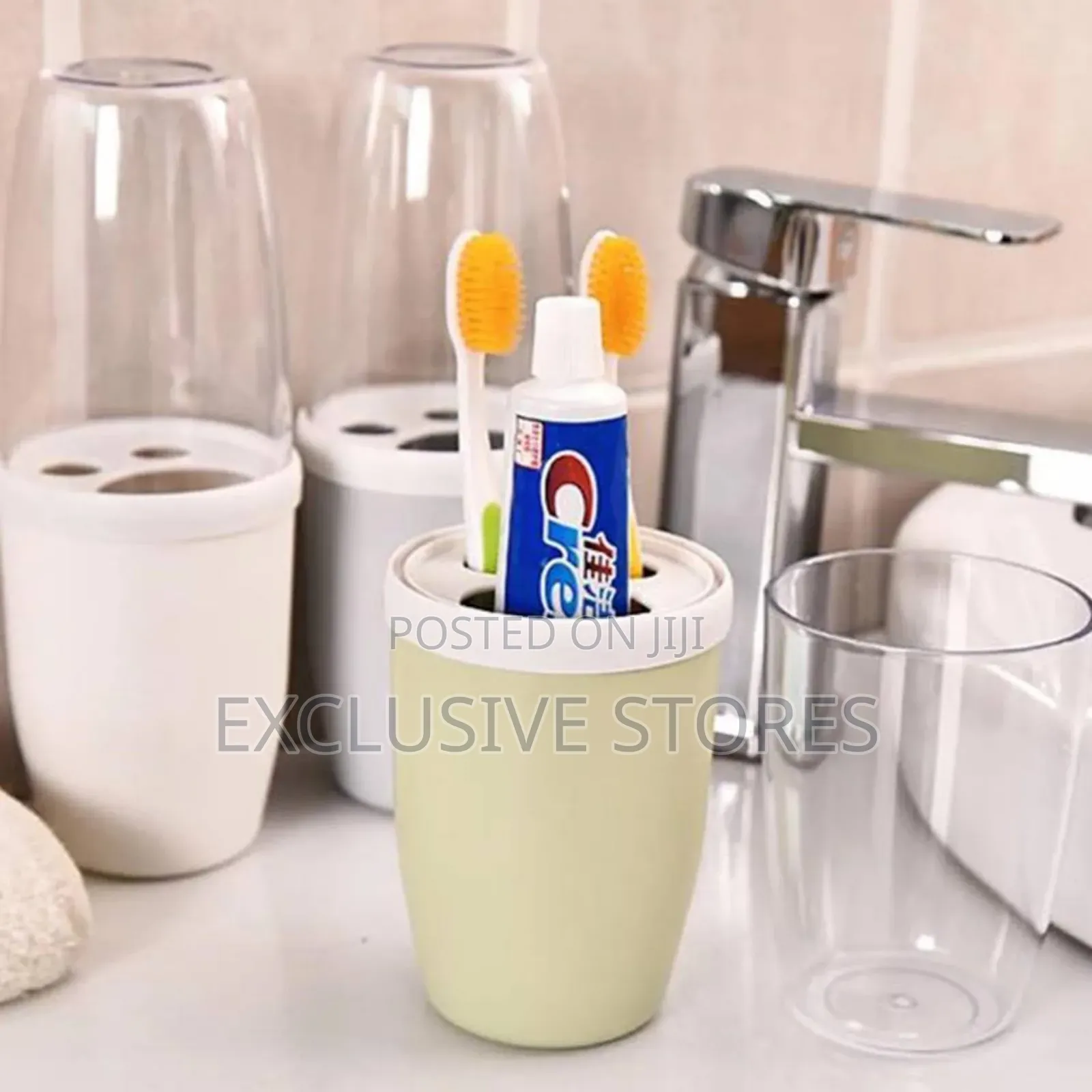 Couple Creative Mouthwash Cup With Lid