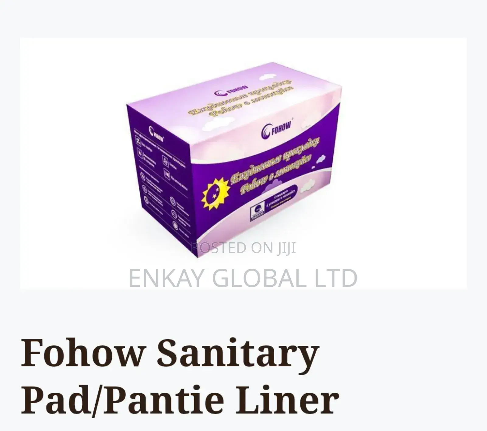 Fohow Sanitary Pad (3) and Pant Liner (3)