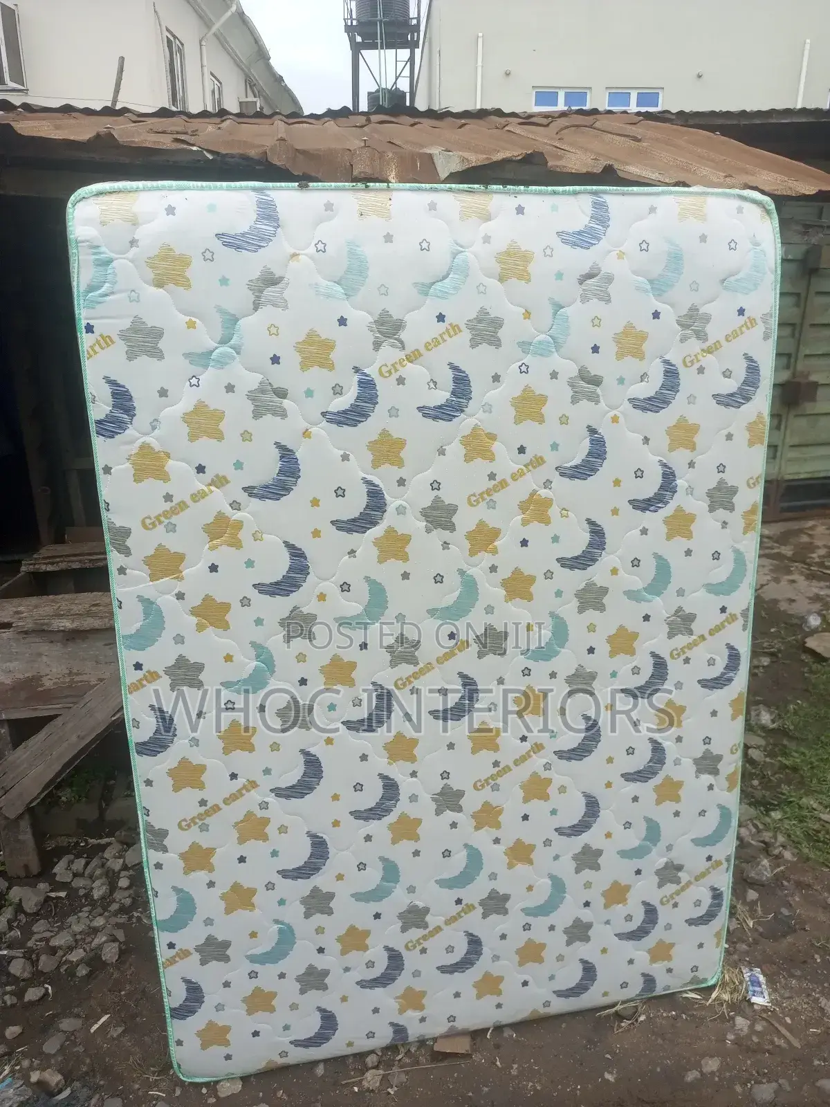4.5 by 6 by 20 Inches Green Earth Semi Orthopedic Mattress