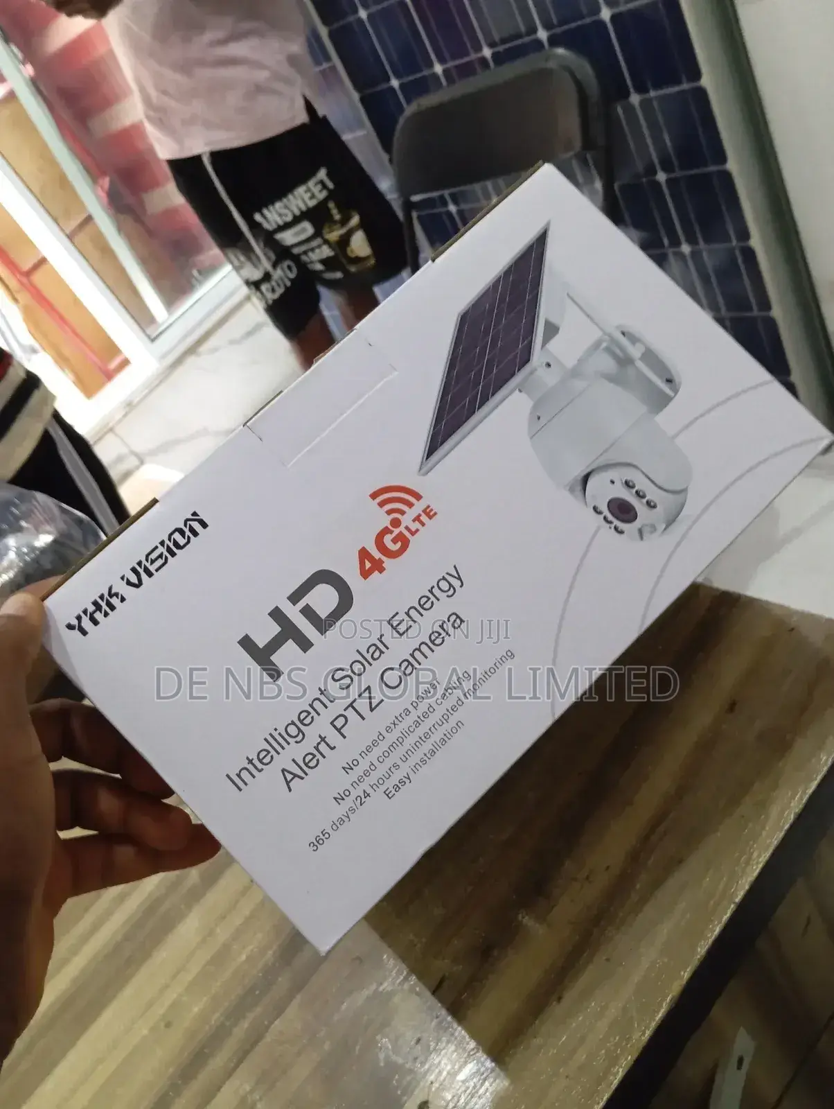 Single Lens PTZ 4g Sim Card Auto Tracking Solar CCTV Camera