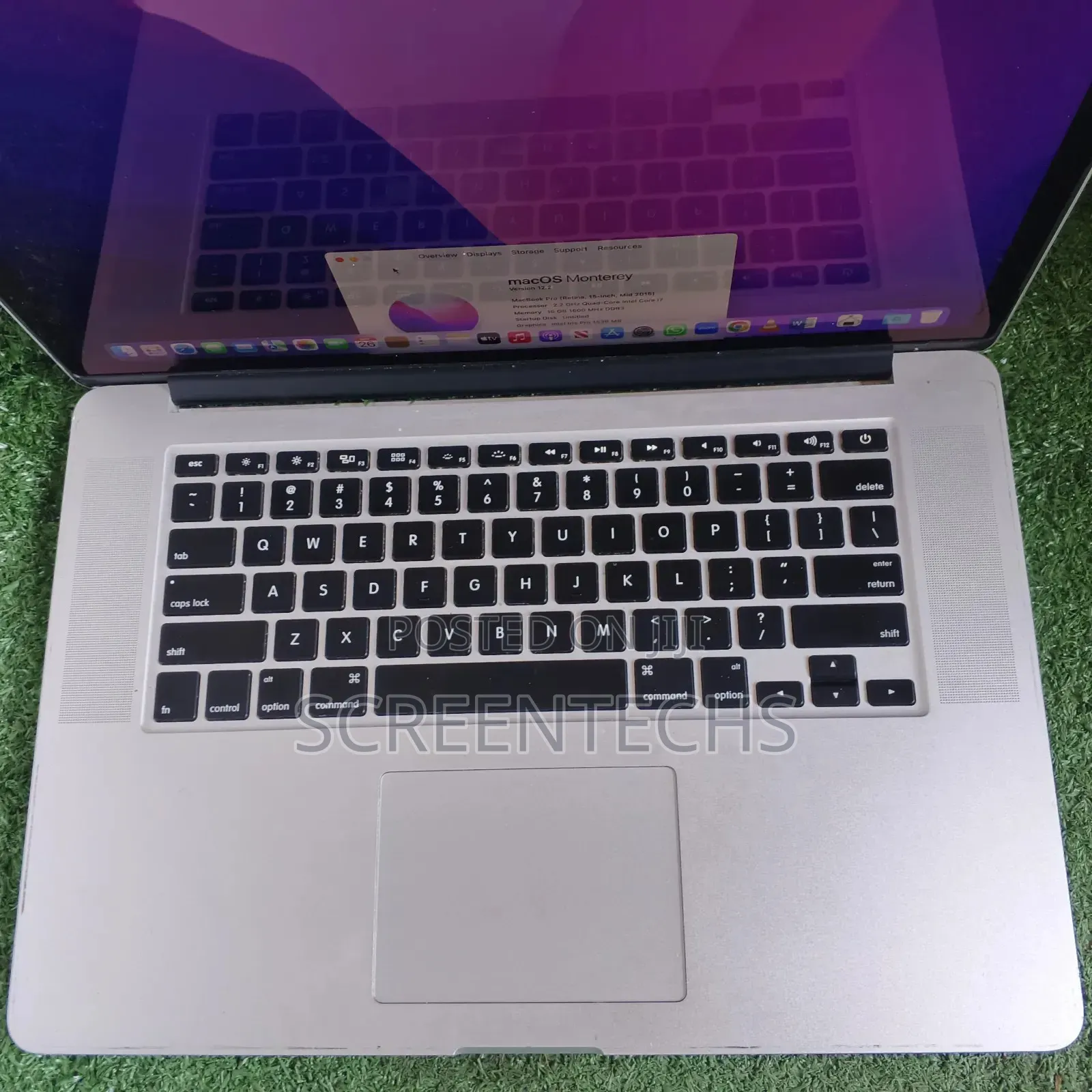 Laptop Apple MacBook Pro 2015 16GB Intel Core i7 SSD 512GB