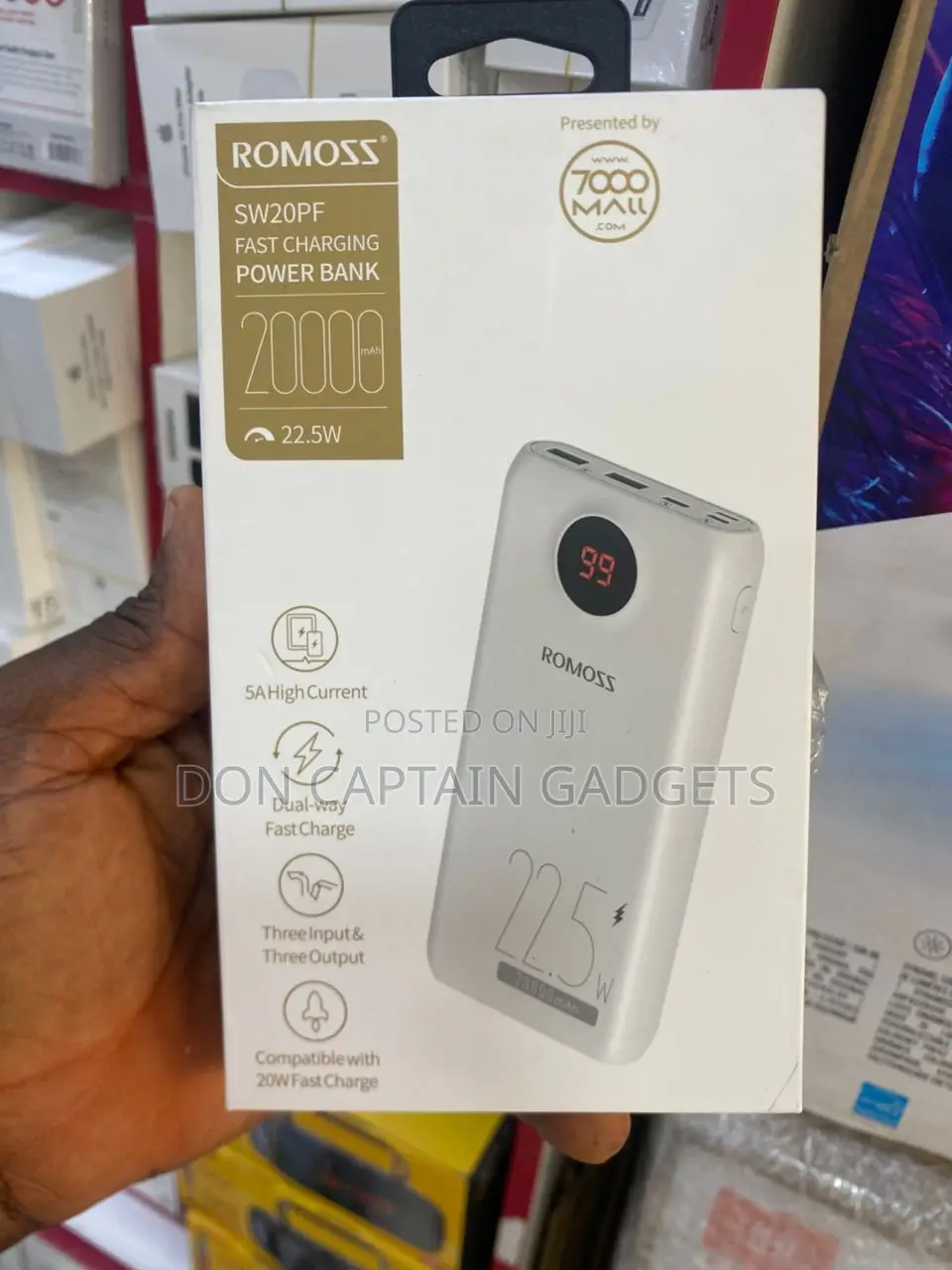 Romoss 20000mah 22.5w Power Bank Sw20pf