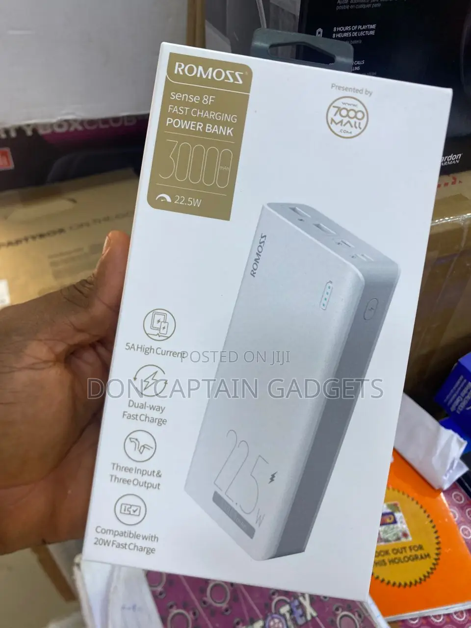 Romoss Power Bank 30000mah 22.5w Sense 8f