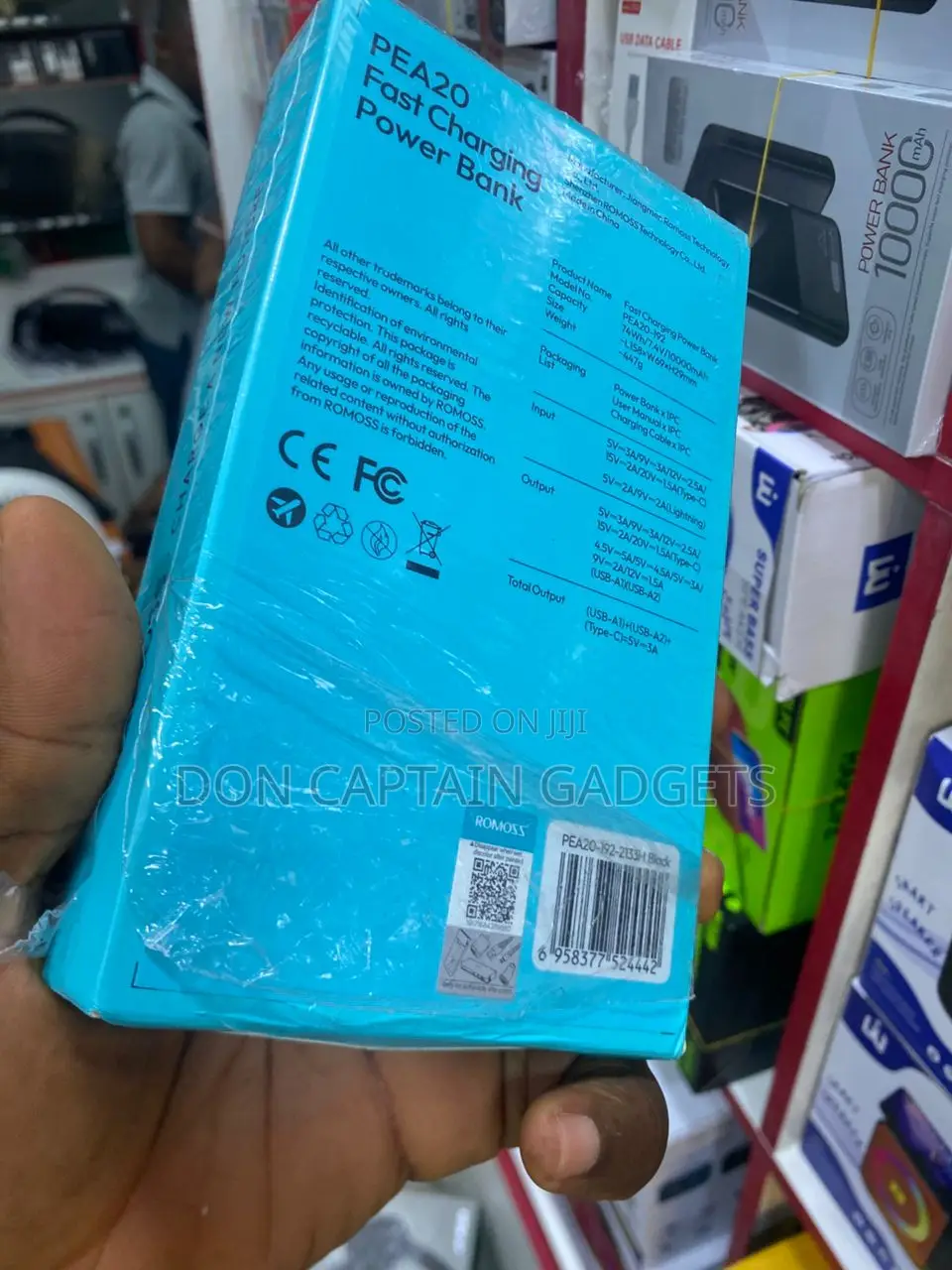 Romoss Power Bank 20000mah 30w Pea20