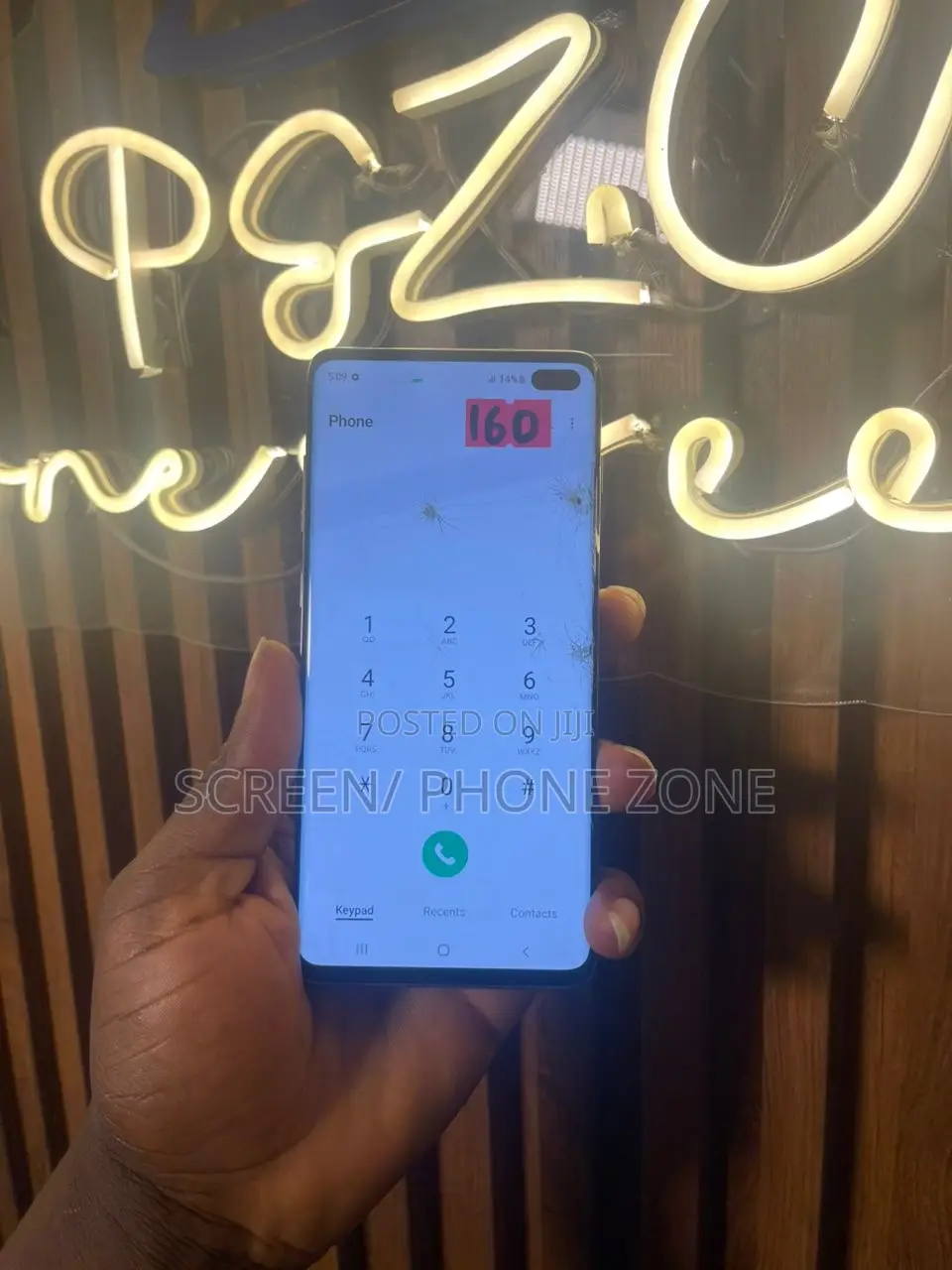 Samsung S10+ Minor Crack Screen- Follow Come