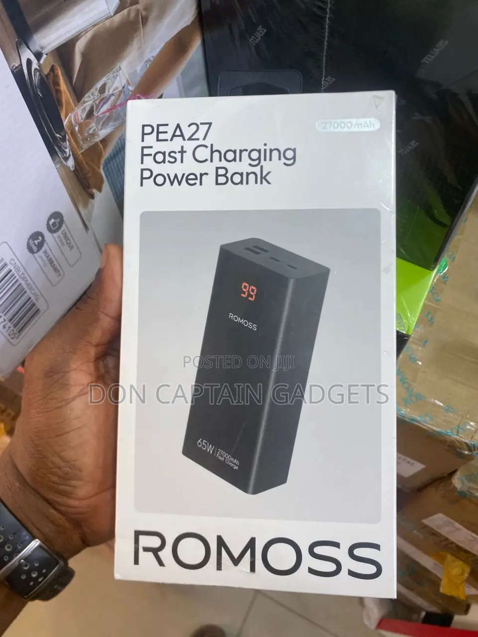 Romoss 27000mah 65w Power Bank Pea27