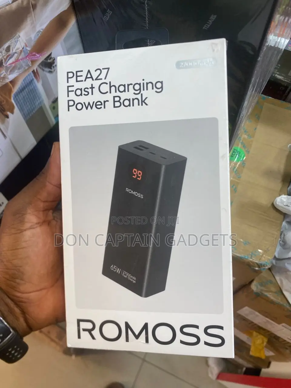 Romoss 27000mah 65w Power Bank Pea27