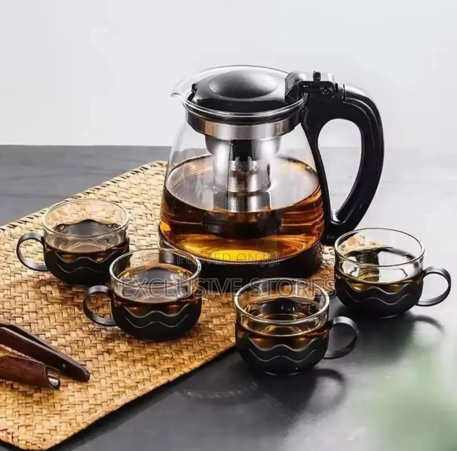 Glass Teapot Home Office Tea Pot