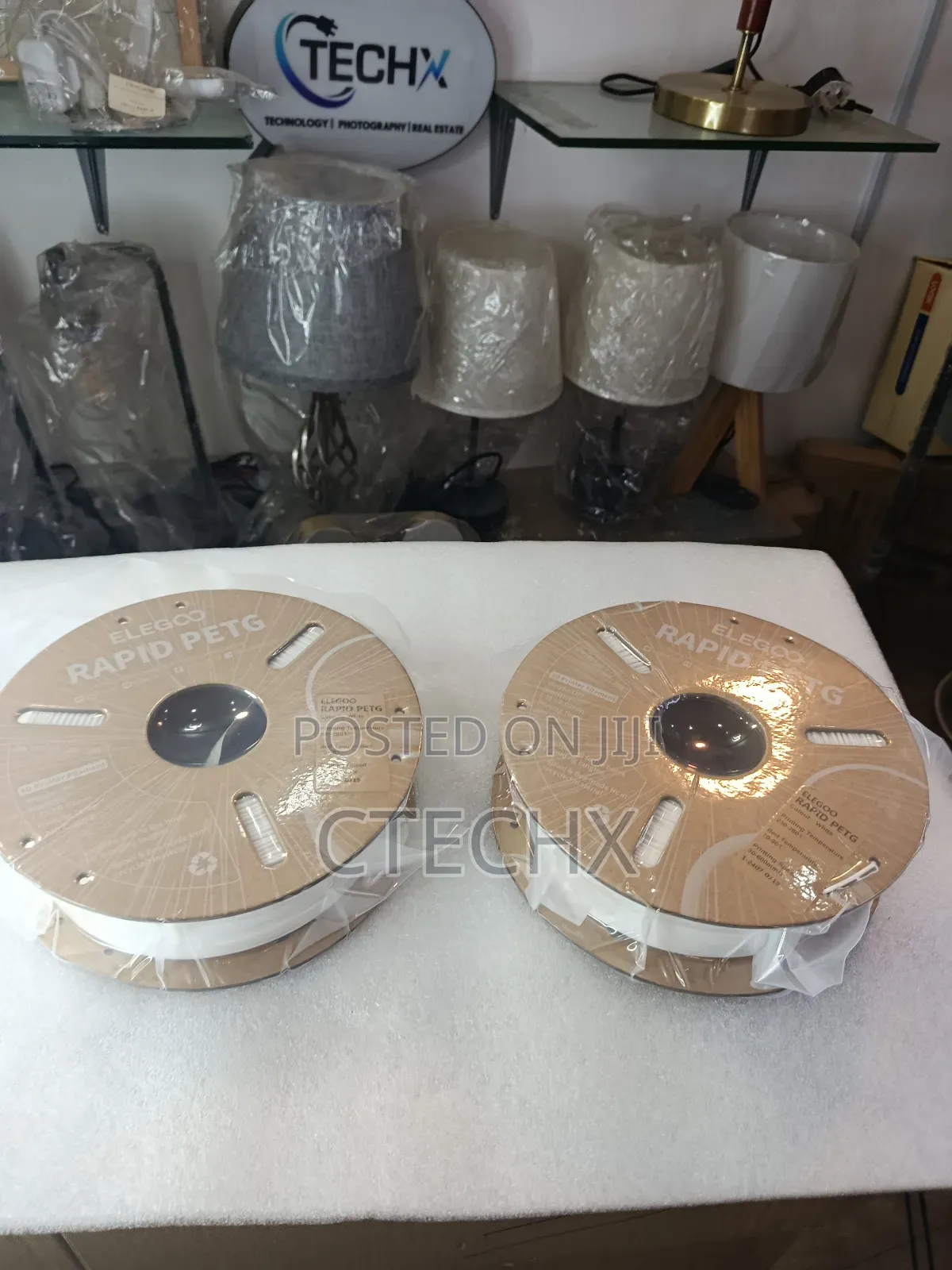 Elegoo Petg Filament 1.75mm White 1kg 3d Printer Filament