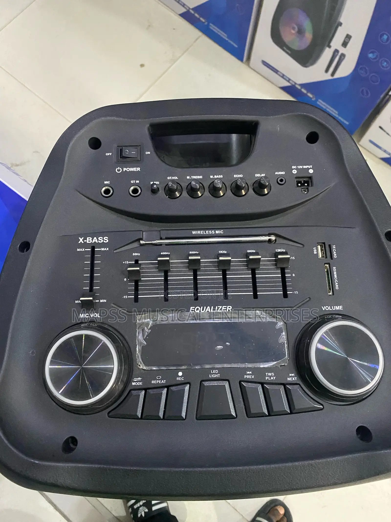 Meirende 12-Inch Professional Bluetooth Audio Speaker