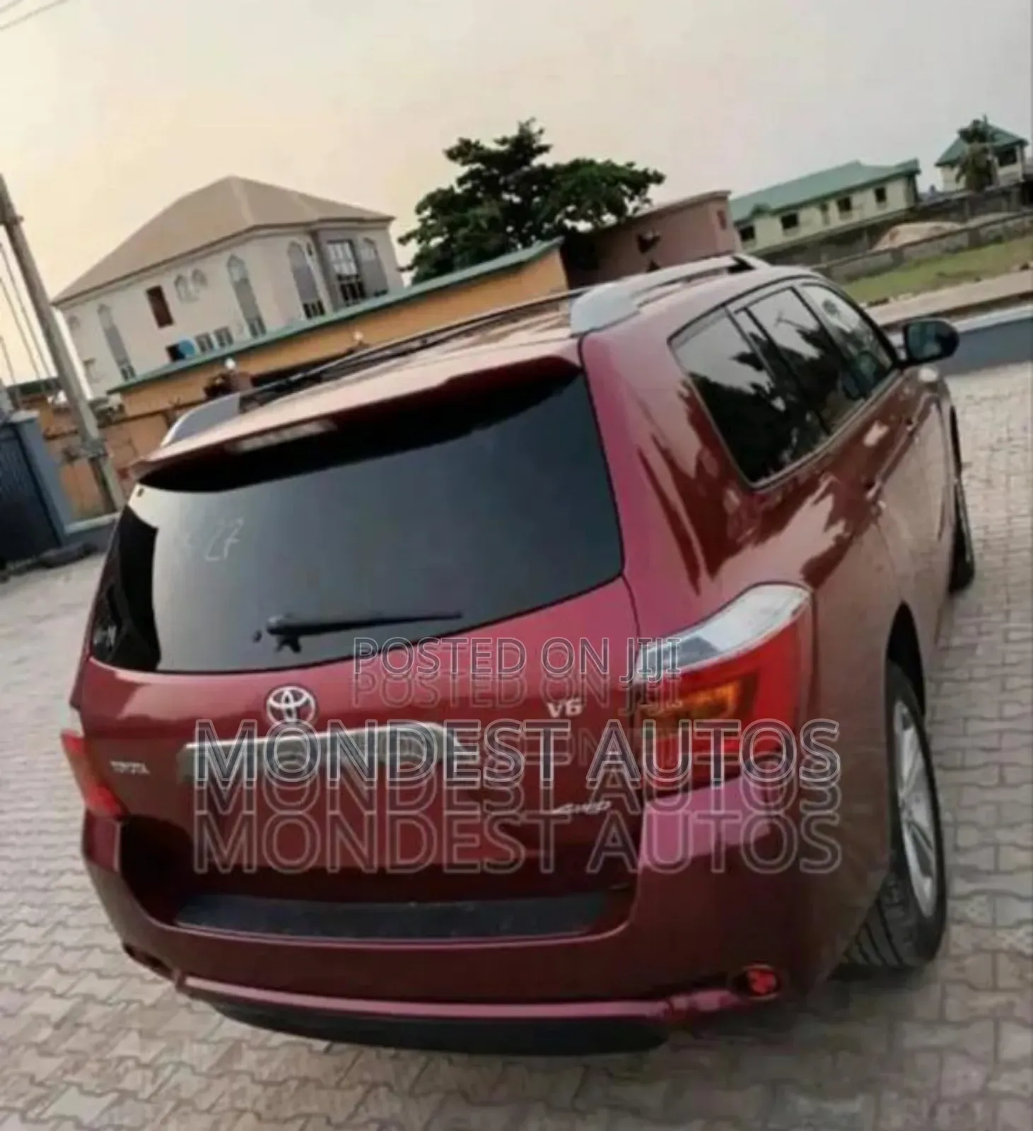 Toyota Highlander 2008 Red