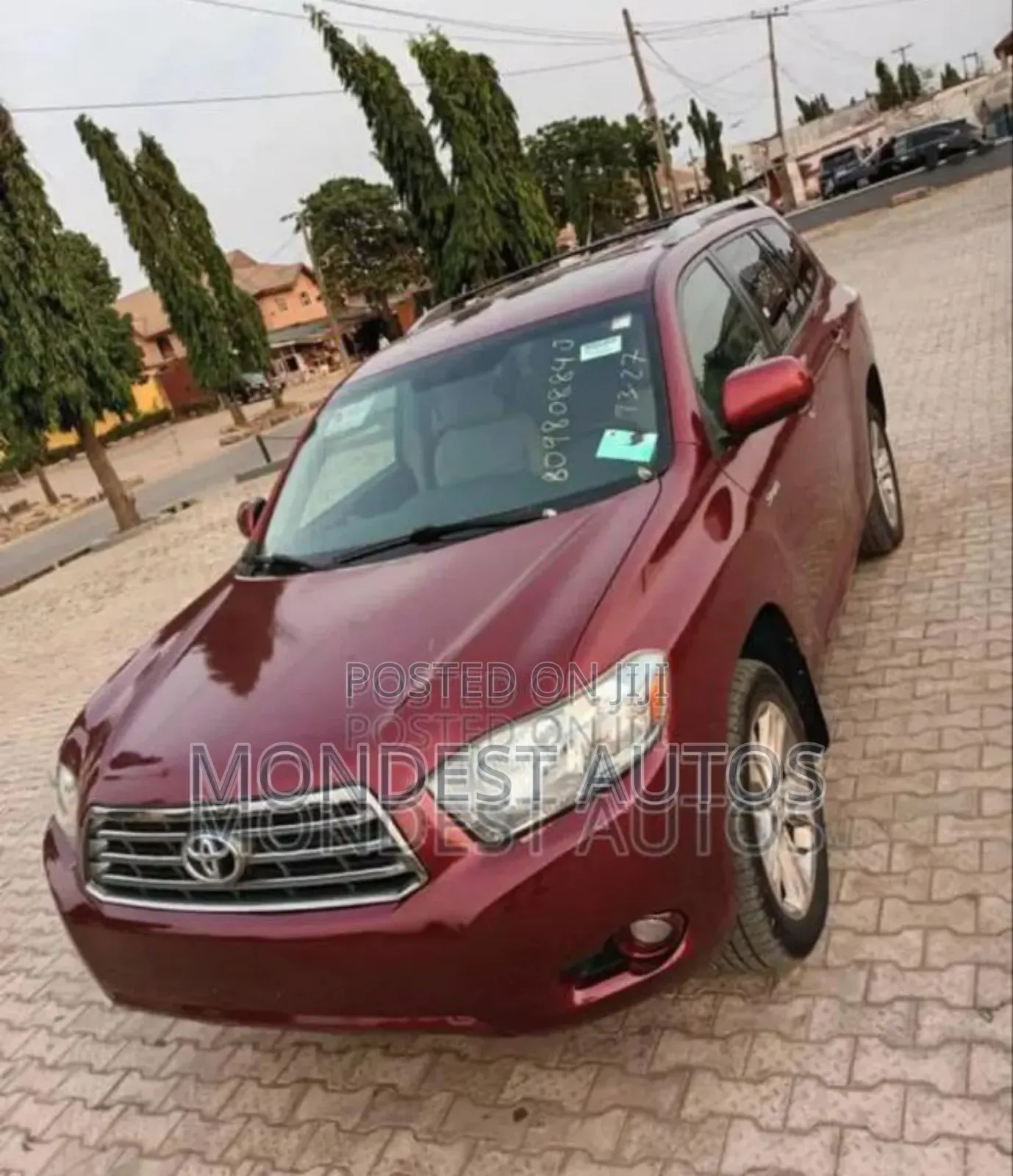 Toyota Highlander 2008 Red