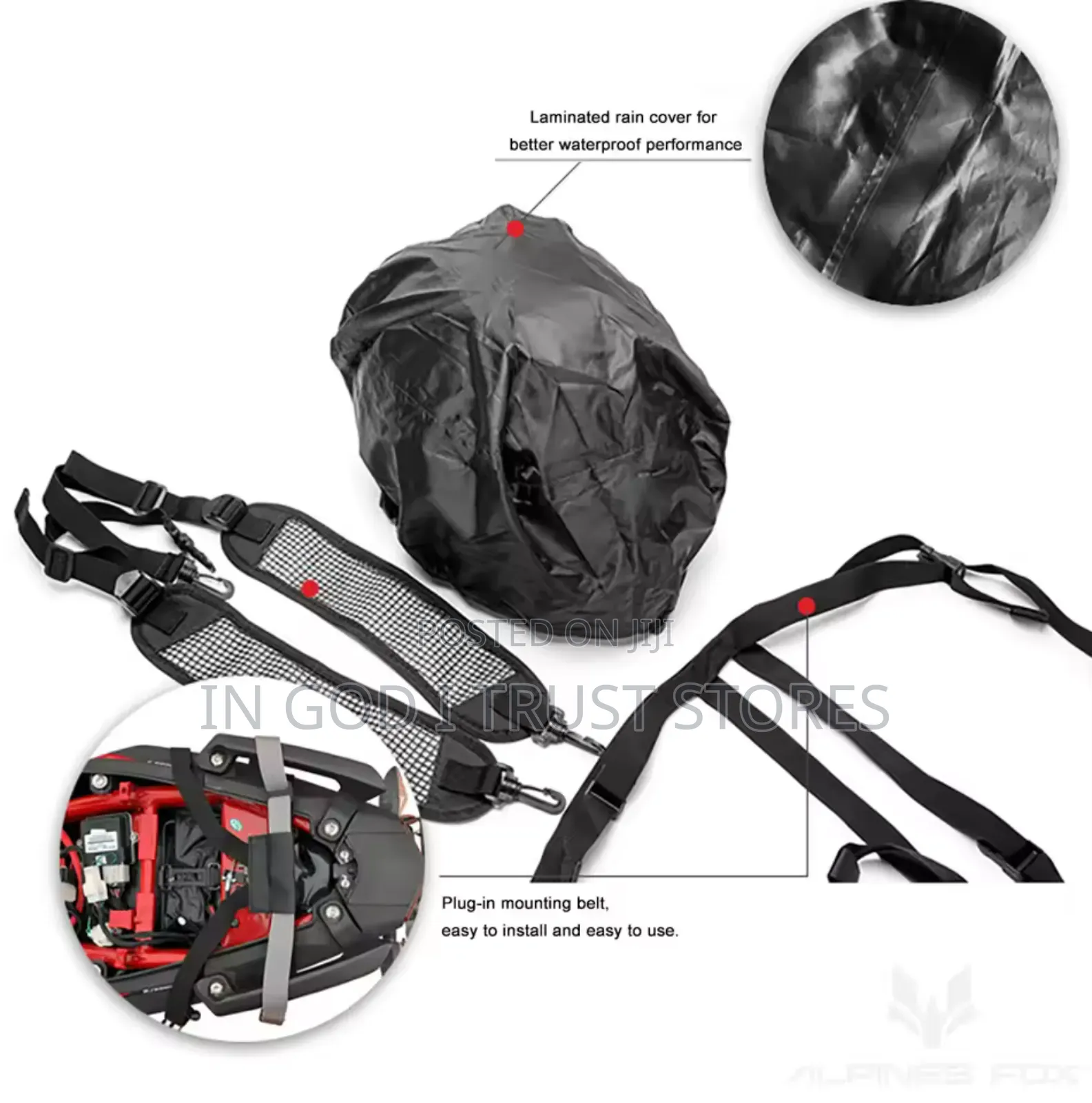 Carbon Fiber Motorcycle Bag Waterproof
