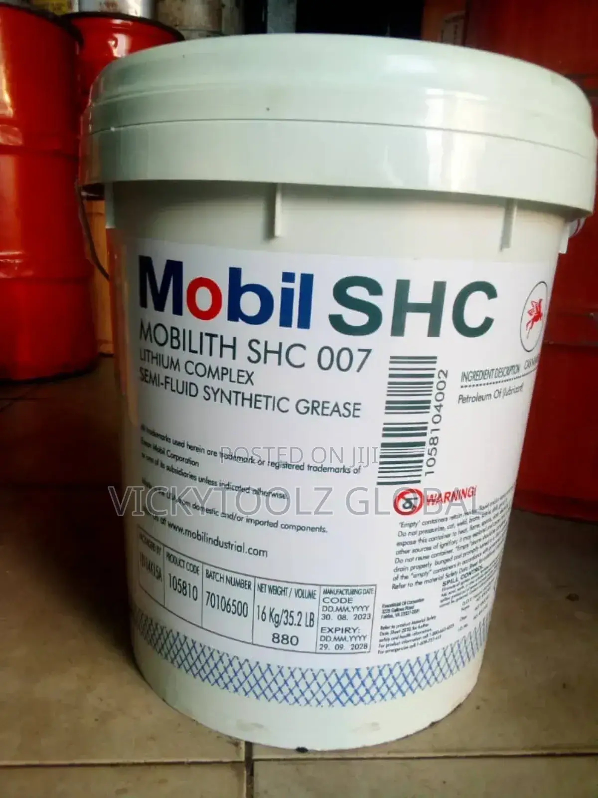 Mobil SHC Semi Fluid Synthetic Grease