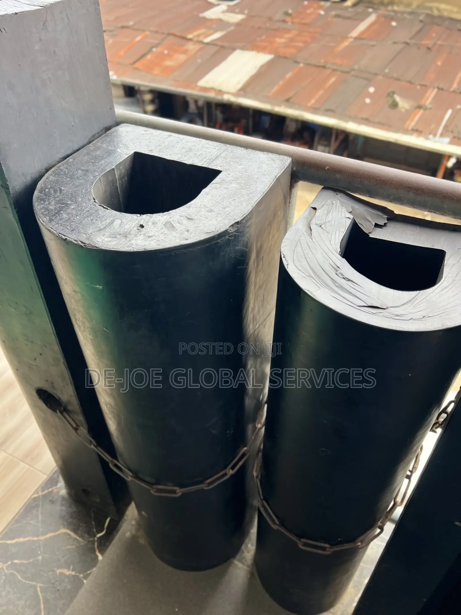 Rubber Fender D Type 12 Inches X 1mtr
