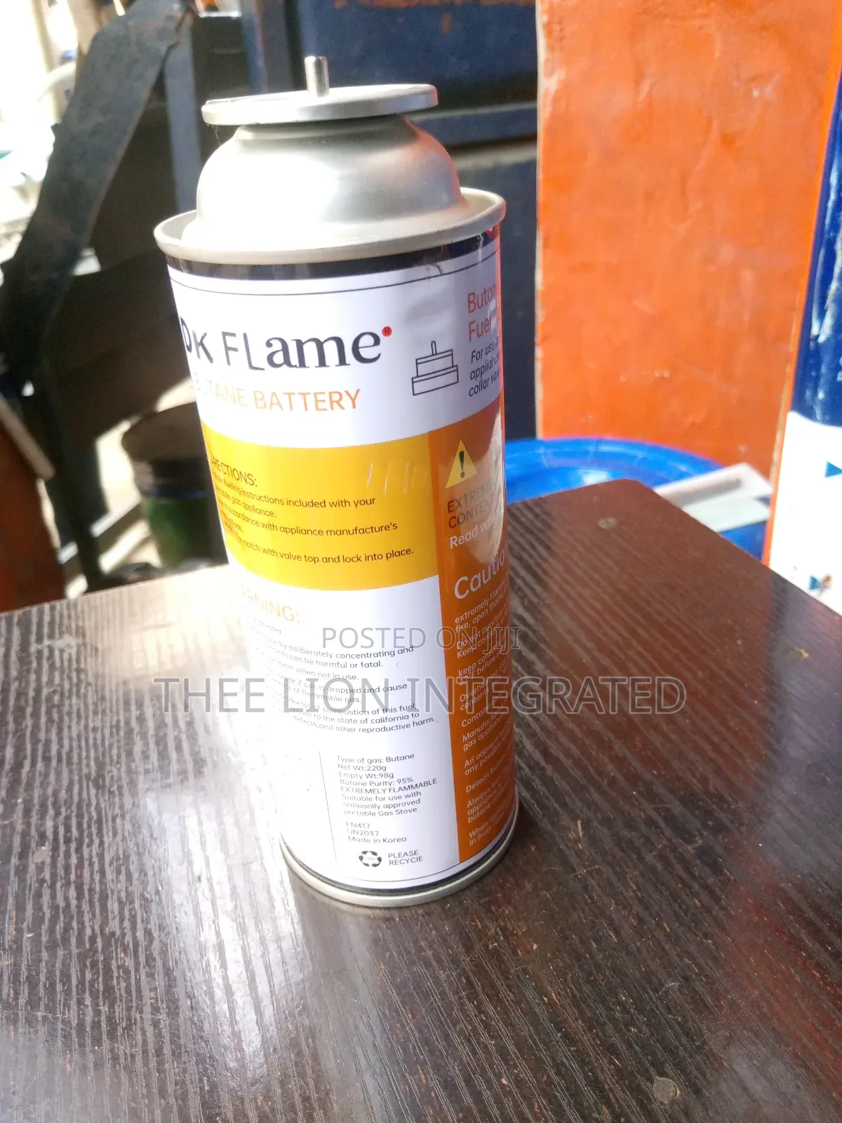 Butane Gas Cartridge