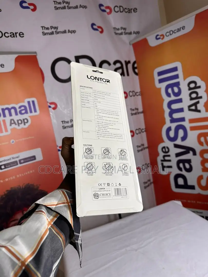 Pay Small Small Lontor Power Extension On Cdcare.App