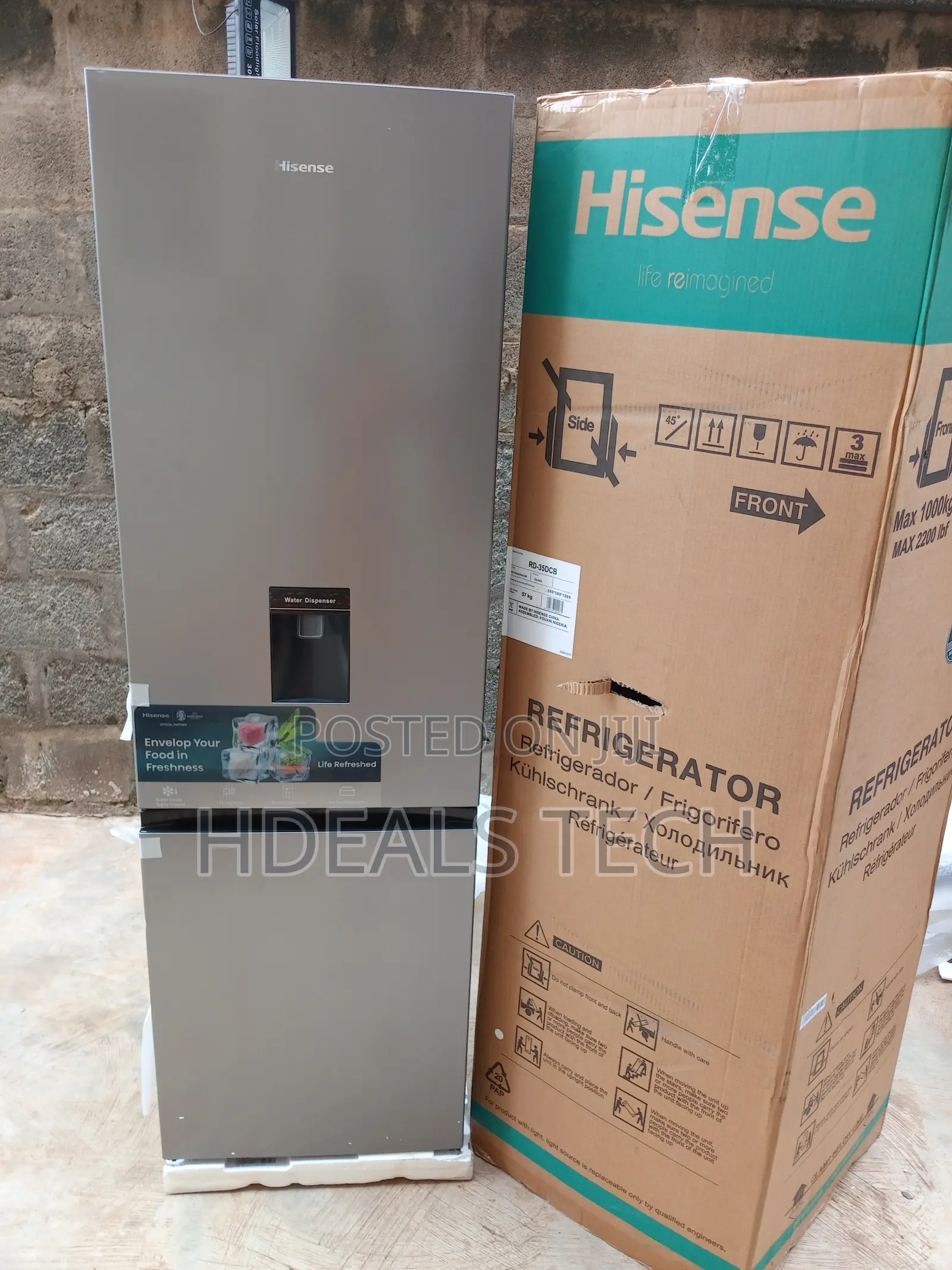 Hisense 264l Water Dispenser Fridge - Compact,Smart,Reliable