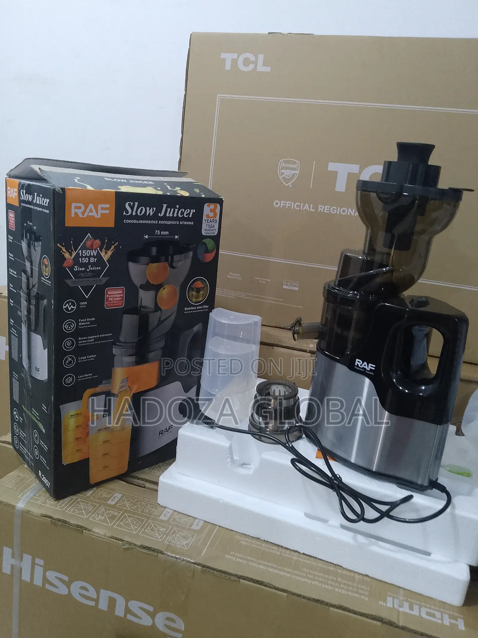 R-2857 Raf Slow Juicer - 150w Quiet Motor