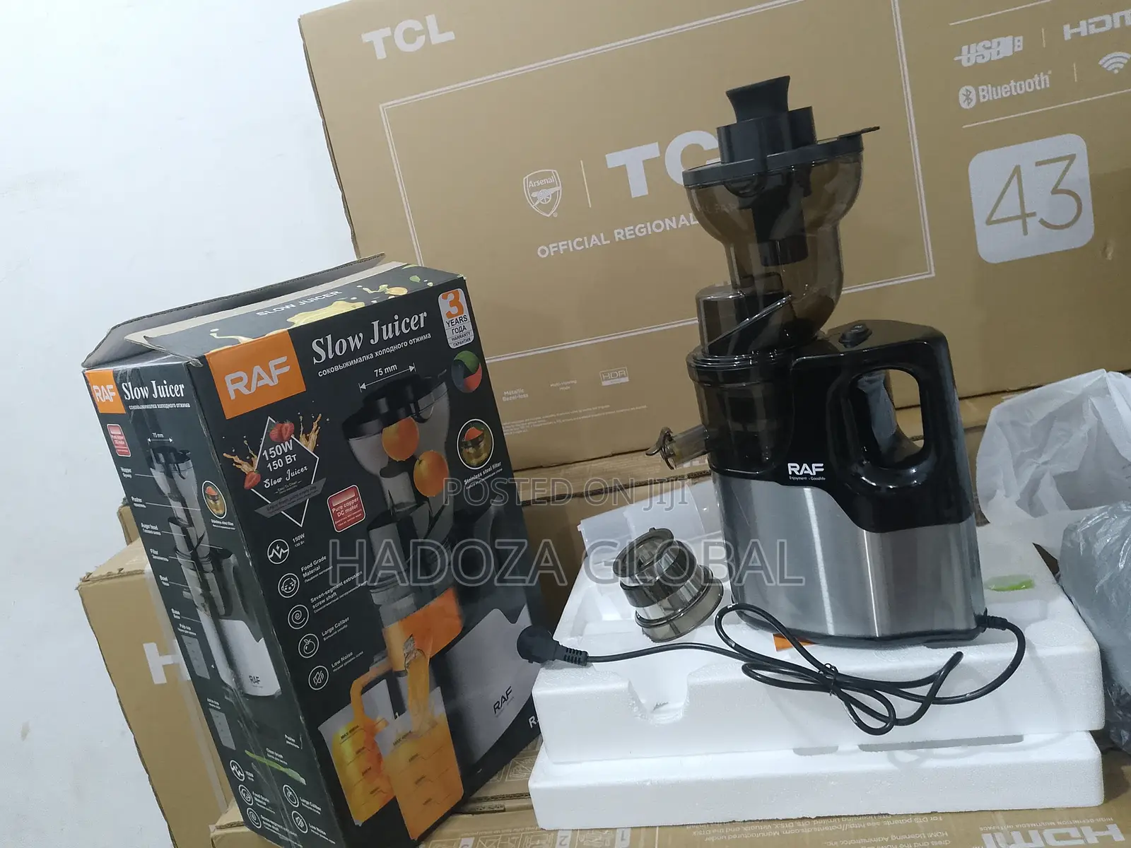 Raf Slow Juicer Machine For Fruits And Vegetables - 150 W