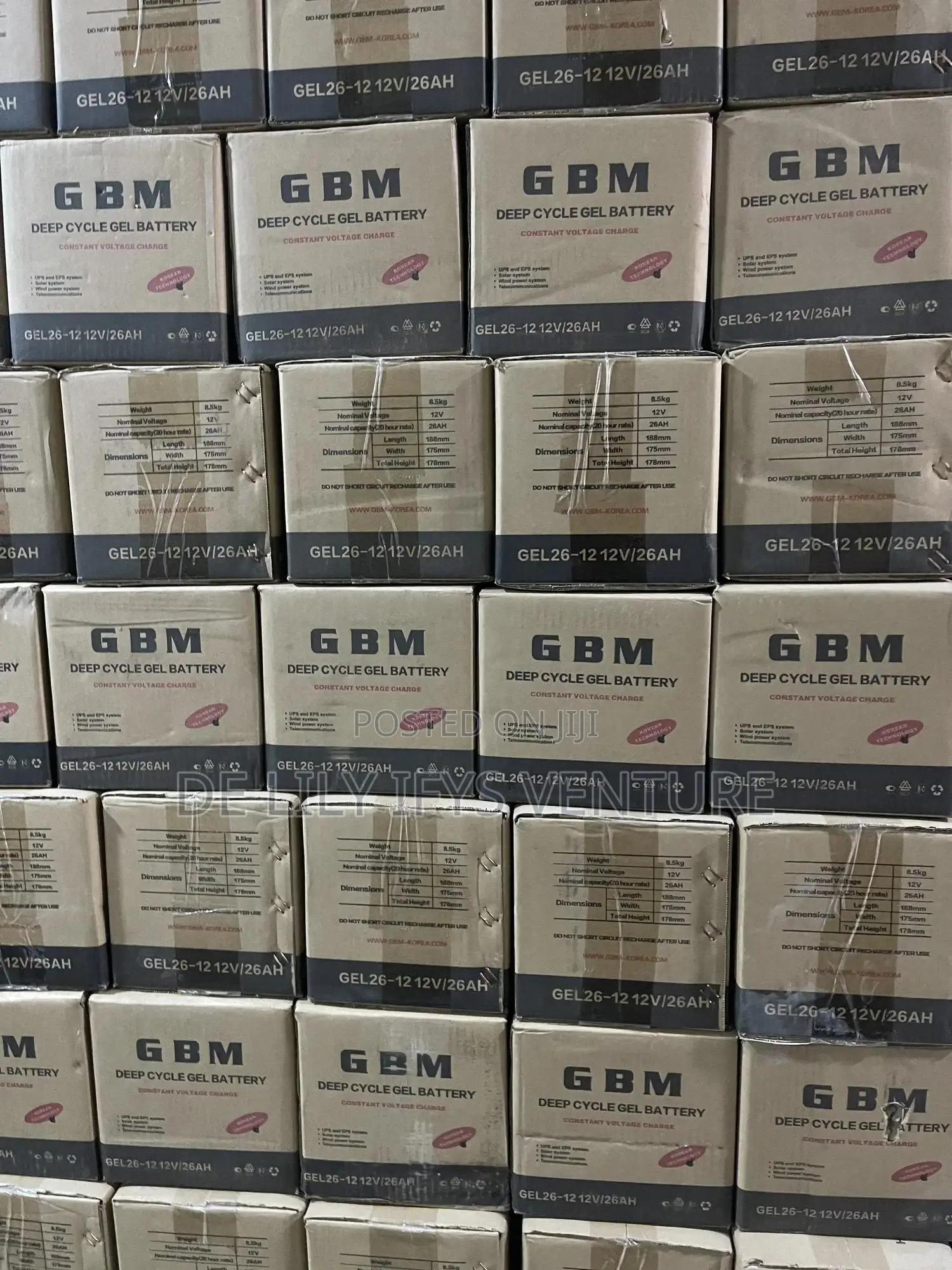 26ah GBM Solar Battery