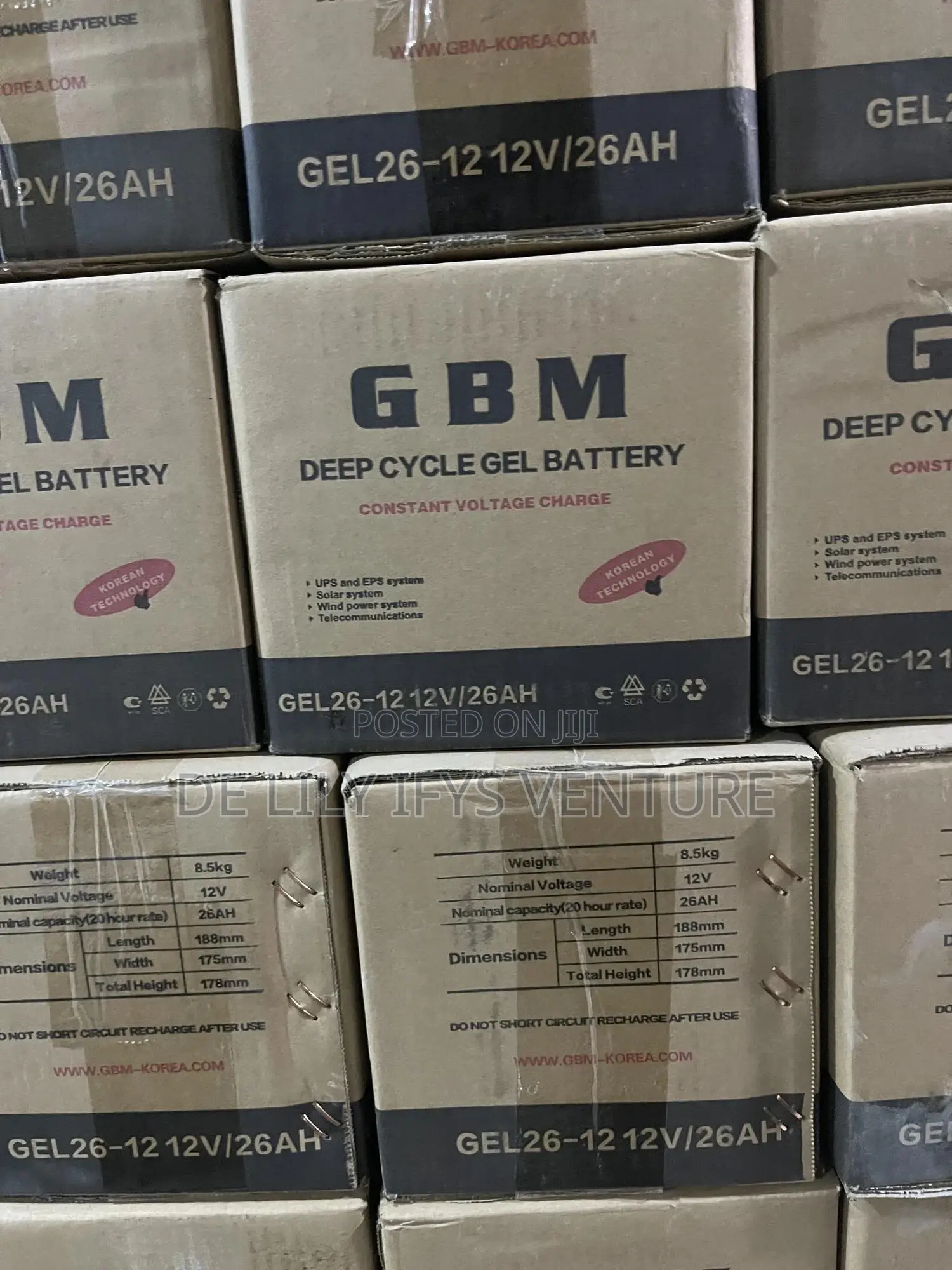 26ah GBM Solar Battery