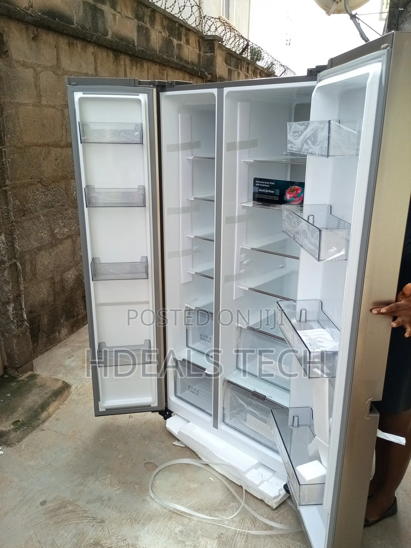 Buy Hisense 634l Side-by-Side Fridge With Water Dispenser