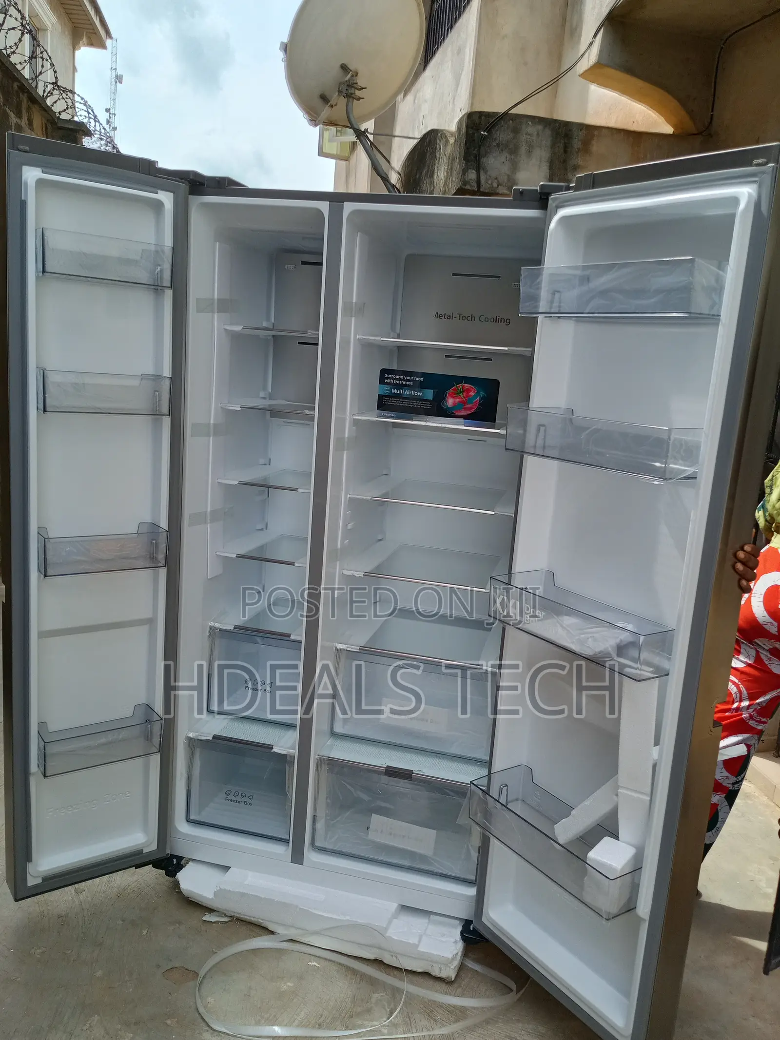 Premium Hisense Side-by-Side Fridge – 634 Litres Capacity