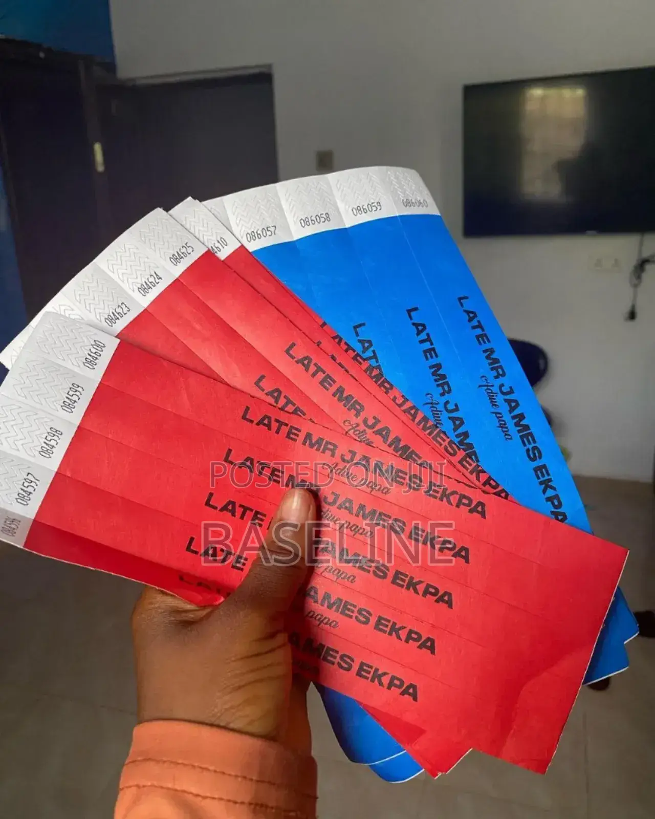 Paper Wrist Bands, Paper Bags