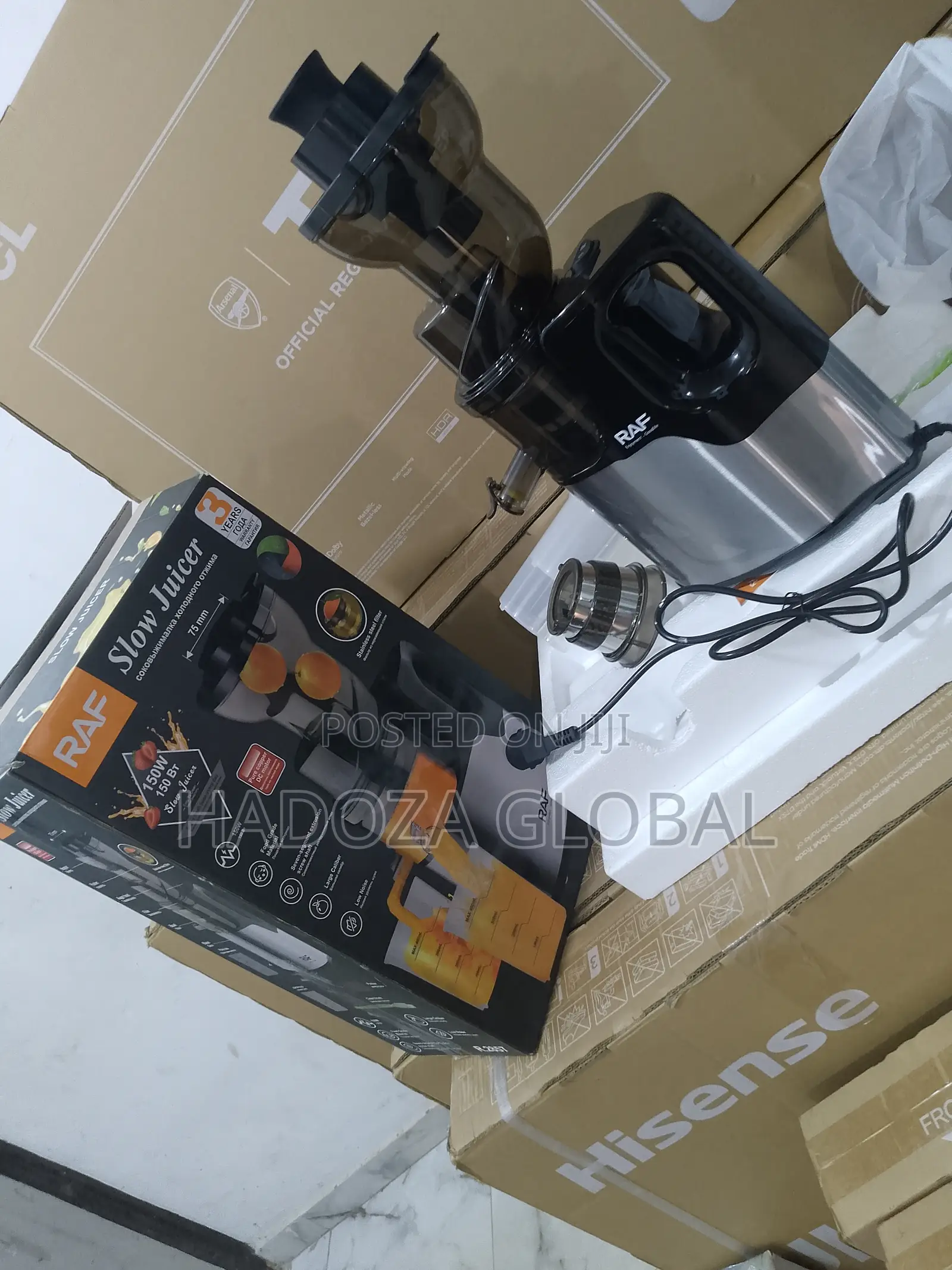 Low Noise Raf Juicing Machine - Slow Juicer - Fruits