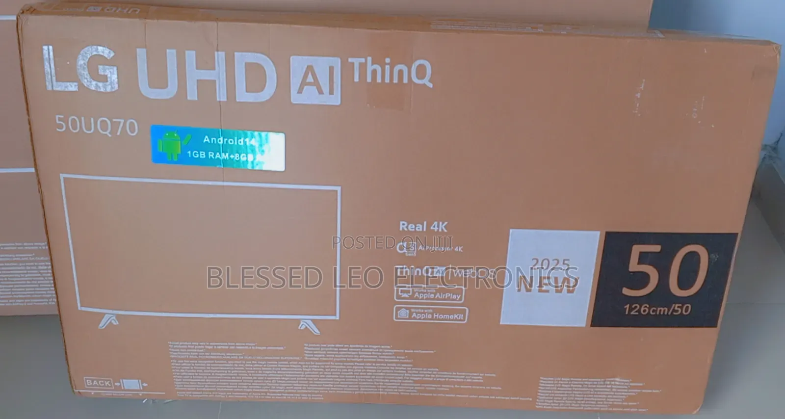 50 Inches Frameless High Definition Tv (Real )