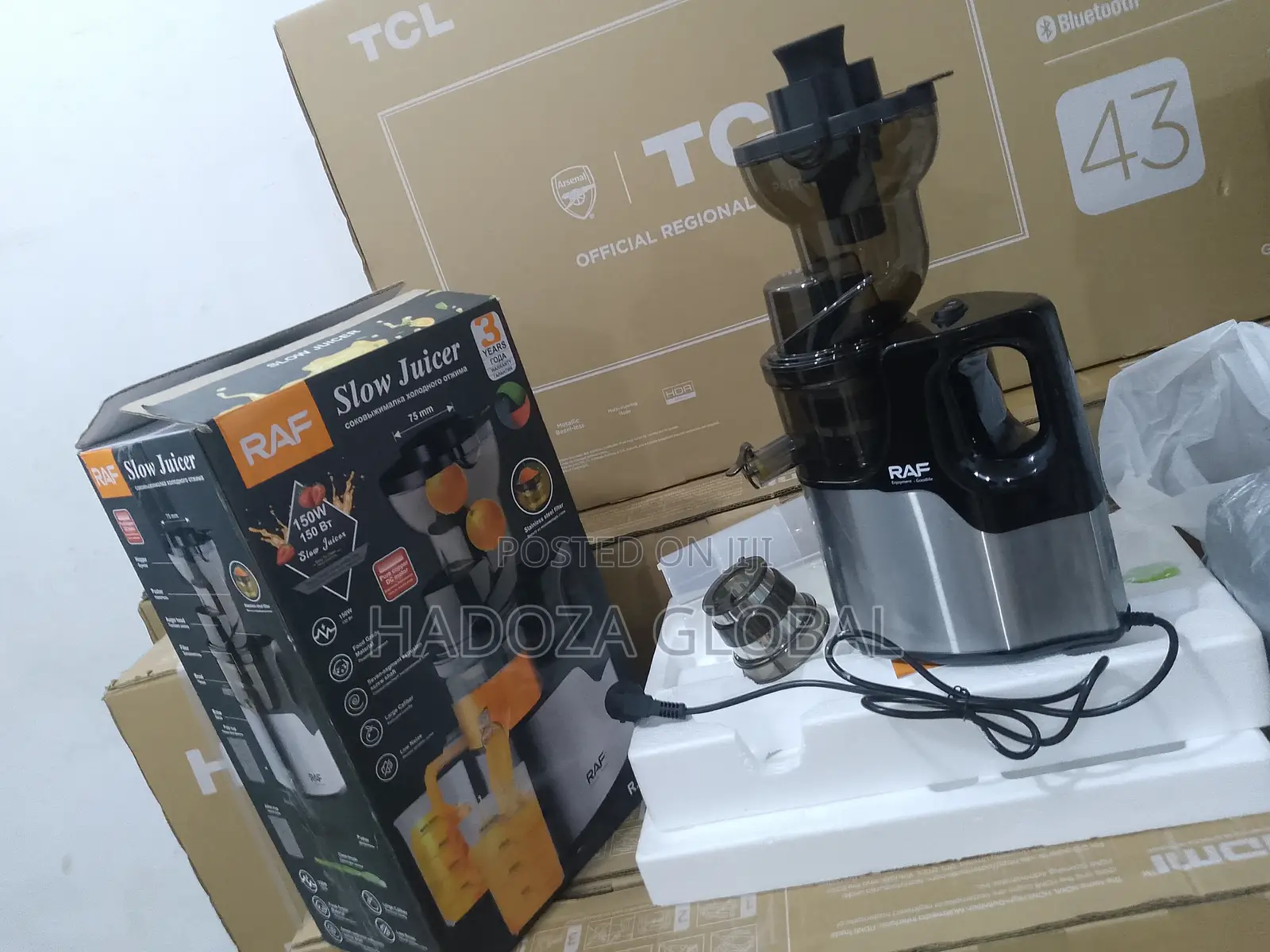 Kitchen Cold Press Juicer - Raf Slow Juicer - 150w