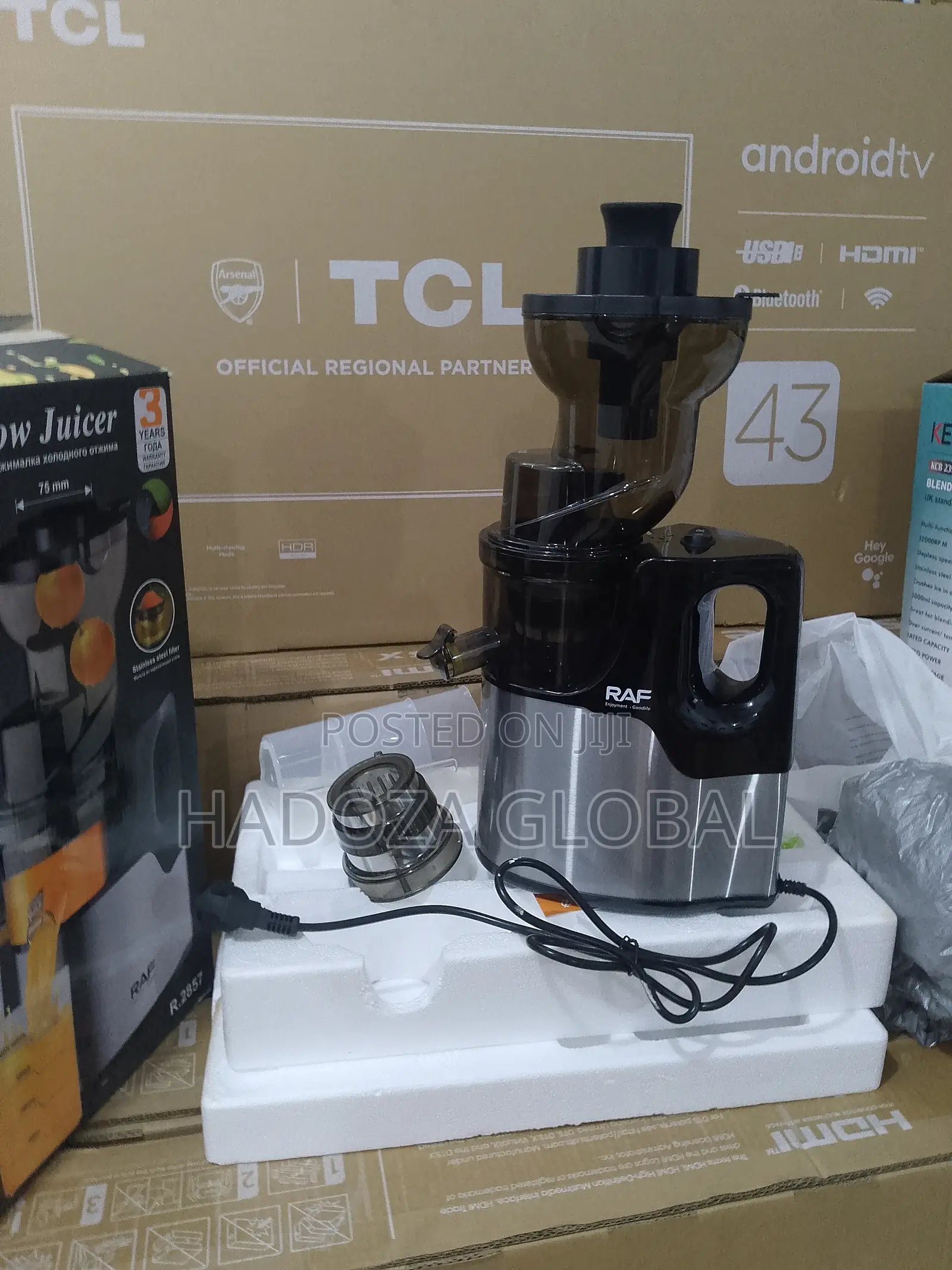 Raf Slow Juicer - Quiet Motor 150w