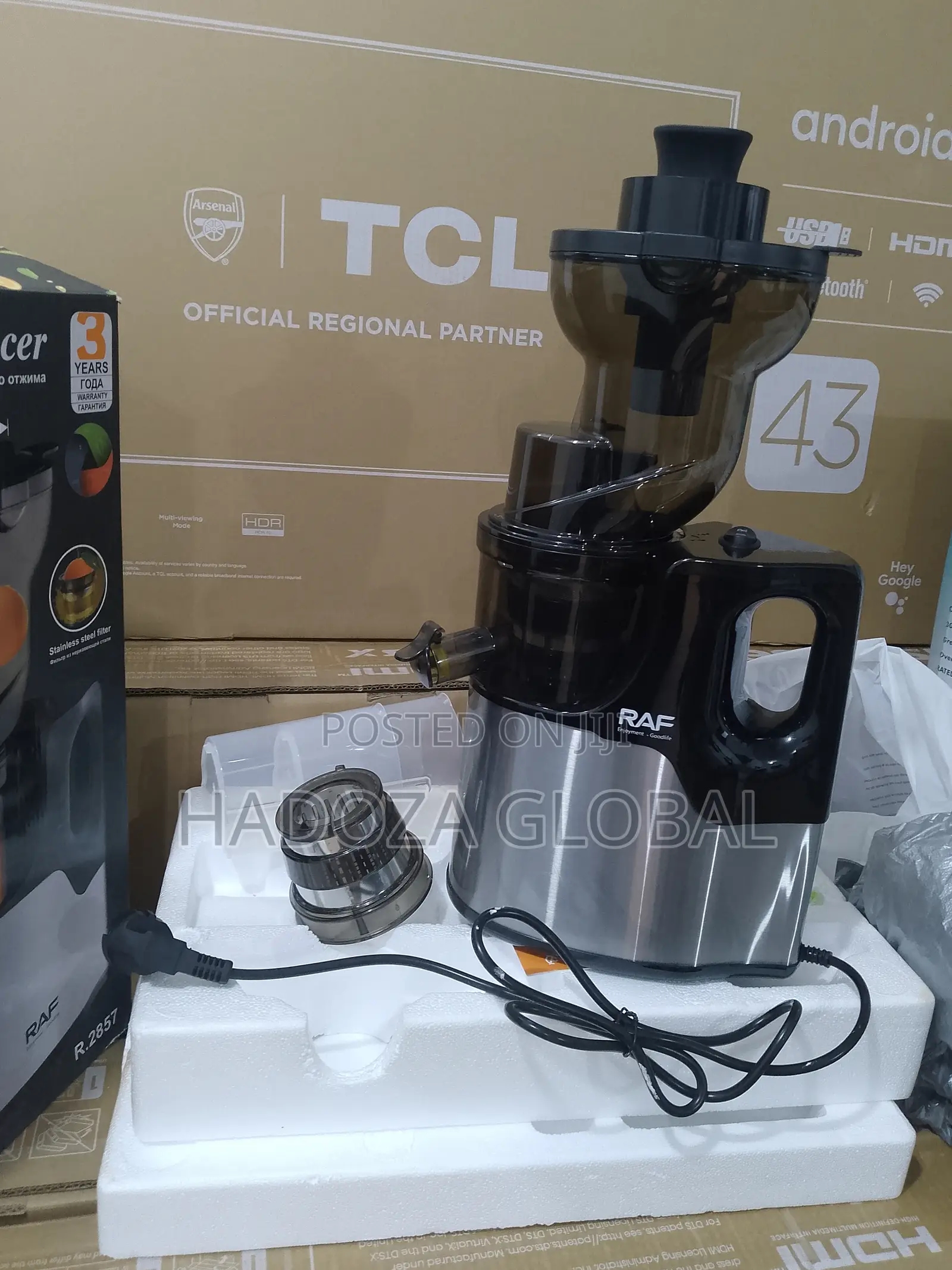 Modern Juice Extractor - Raf - Fruits & Vegetables - 150w