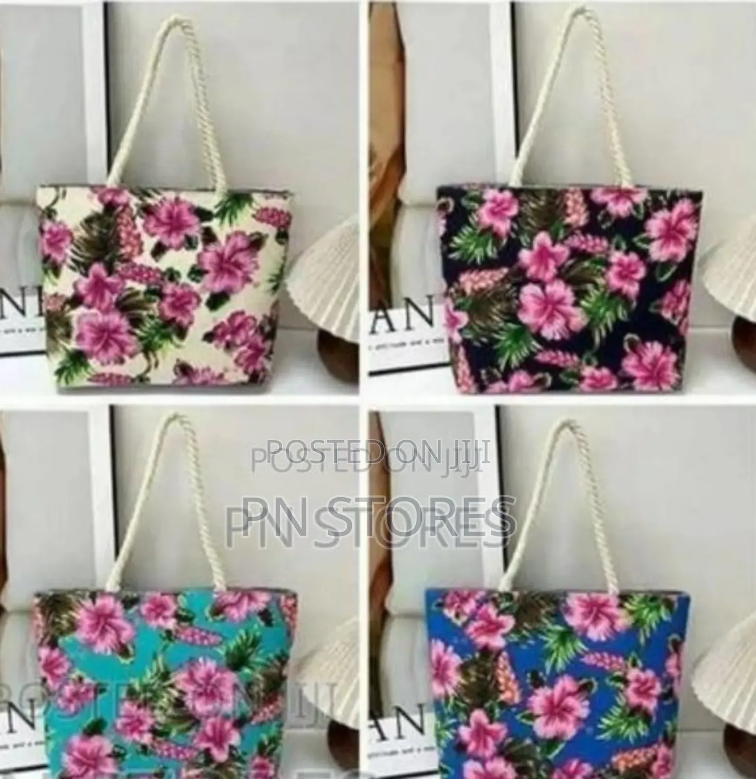 Stylish Wood Print Flora Tote Bag