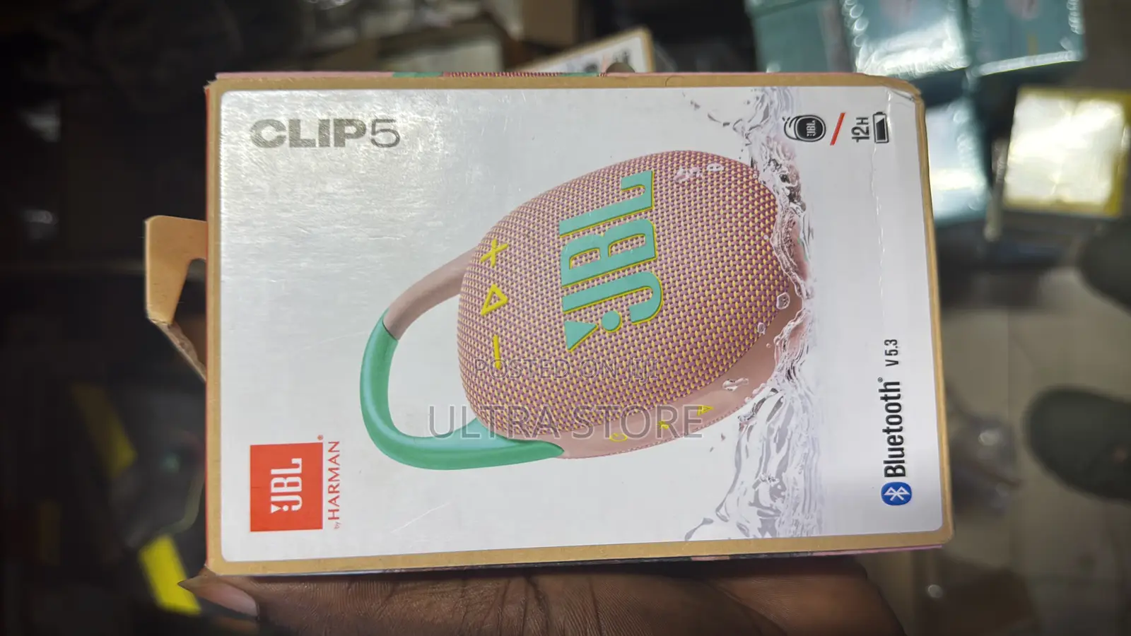 Jbl Clip 5-ultra-portable- Waterproof Bluetooth Speaker