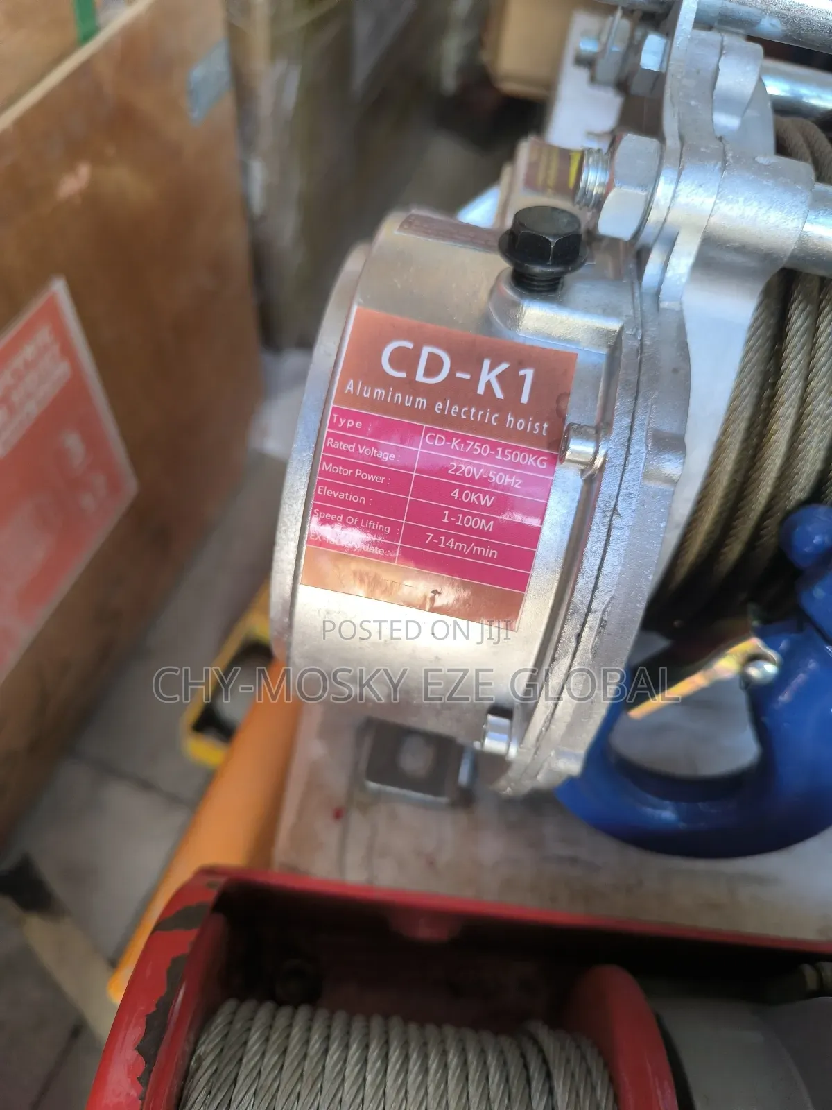 1.5t Aluminum Electric Hoist/Winch