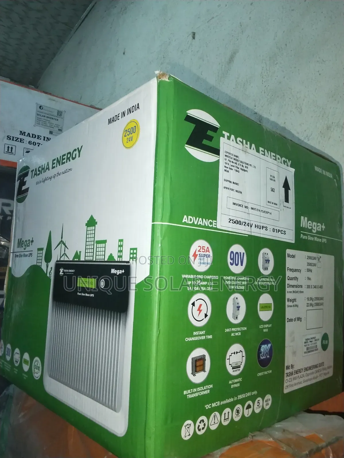 2.5kva 24v Tasha Energy Inveter