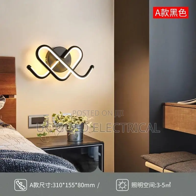 Minimalist Style Wall Lamp Bedhead Led Lumens Bedroom