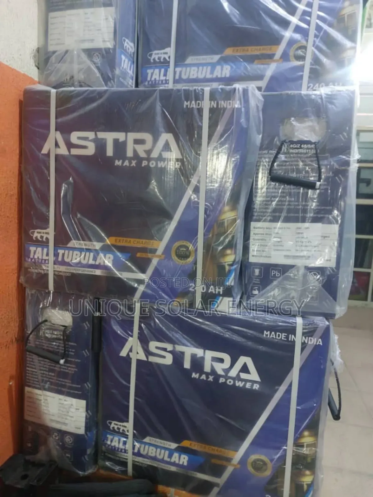 Astra 240ah Tubular Battery